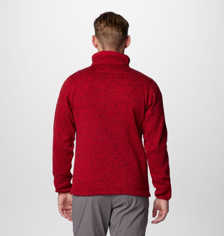 herre college genser weather fleece half zip genser – alabama