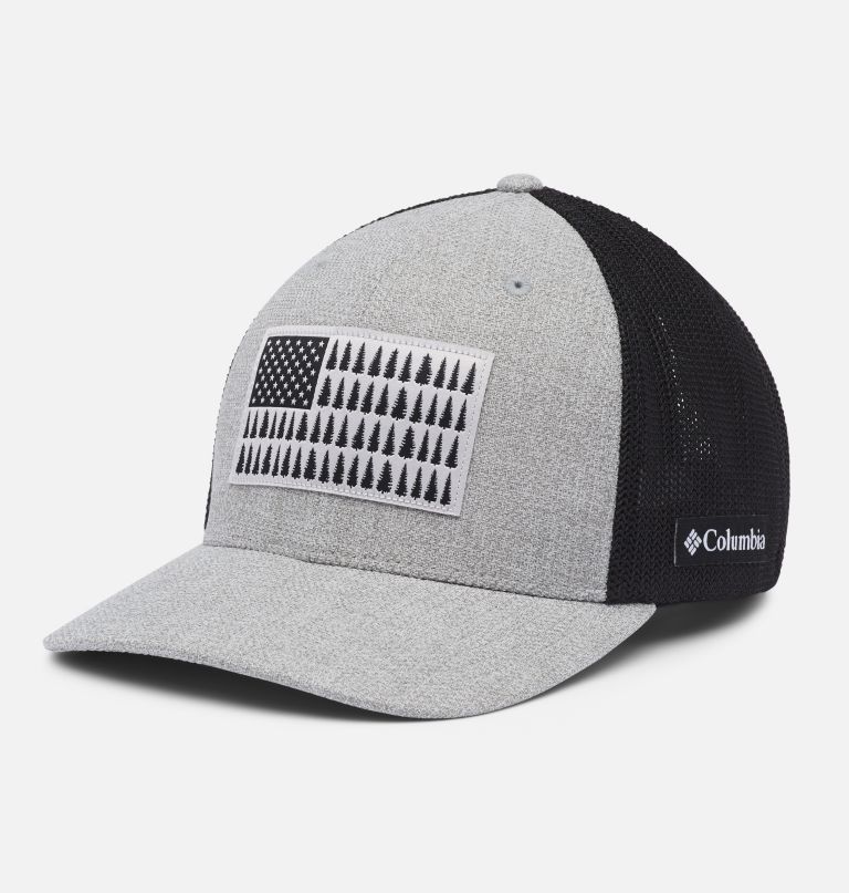 columbia mesh tree flag ball-caps