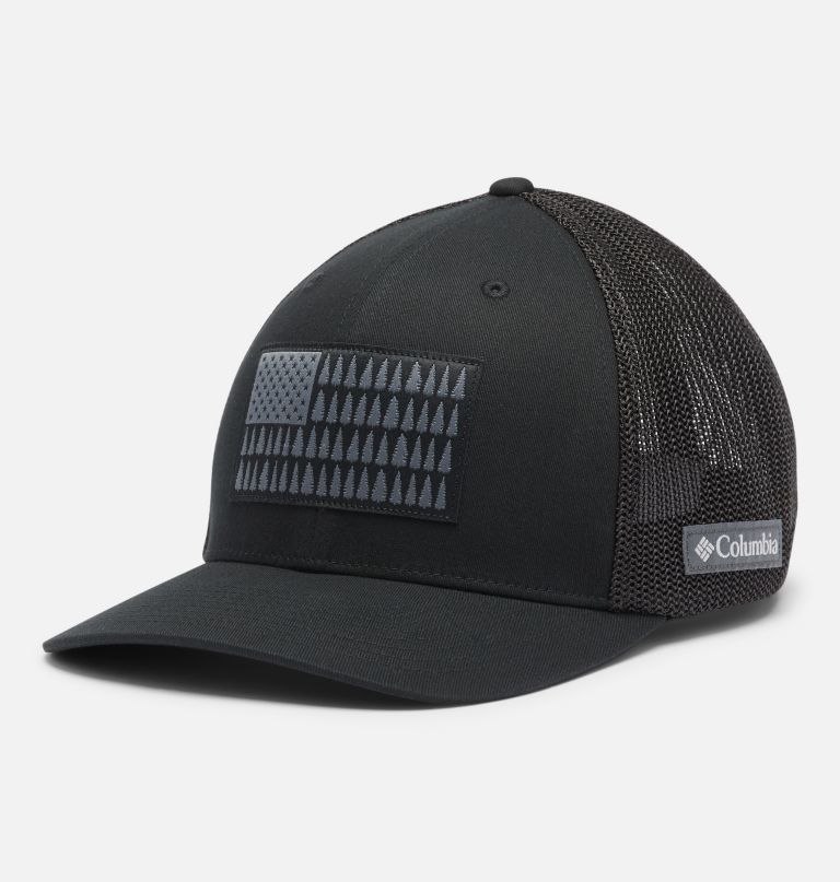 columbia mesh tree flag ball-caps