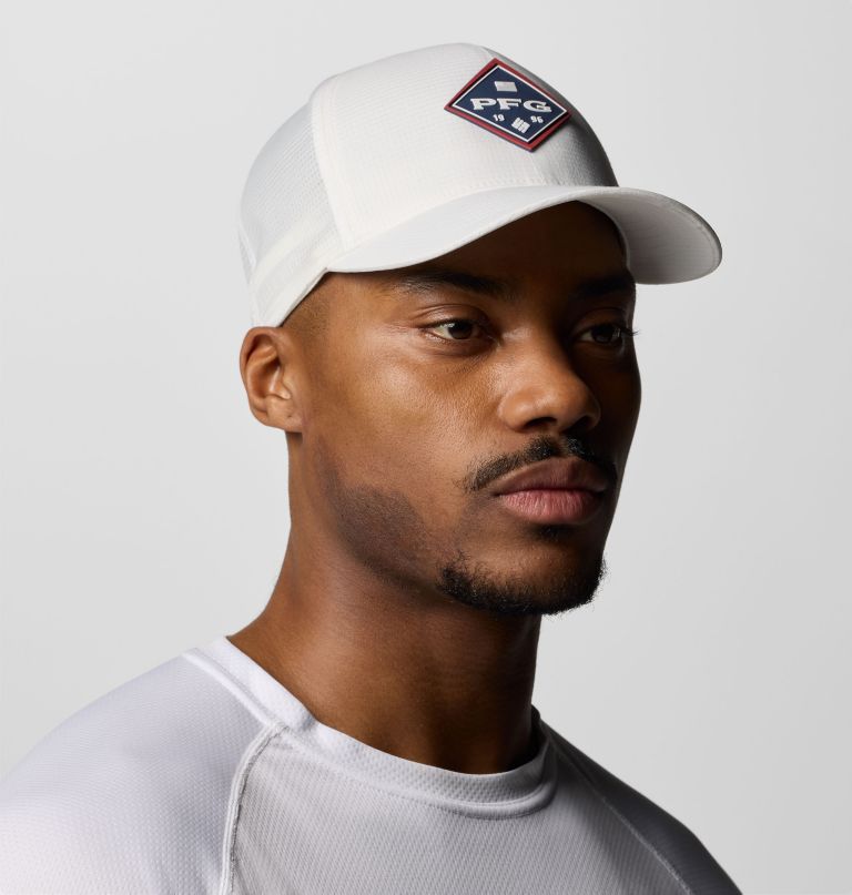 pfg island angler stretch fit ballcaps