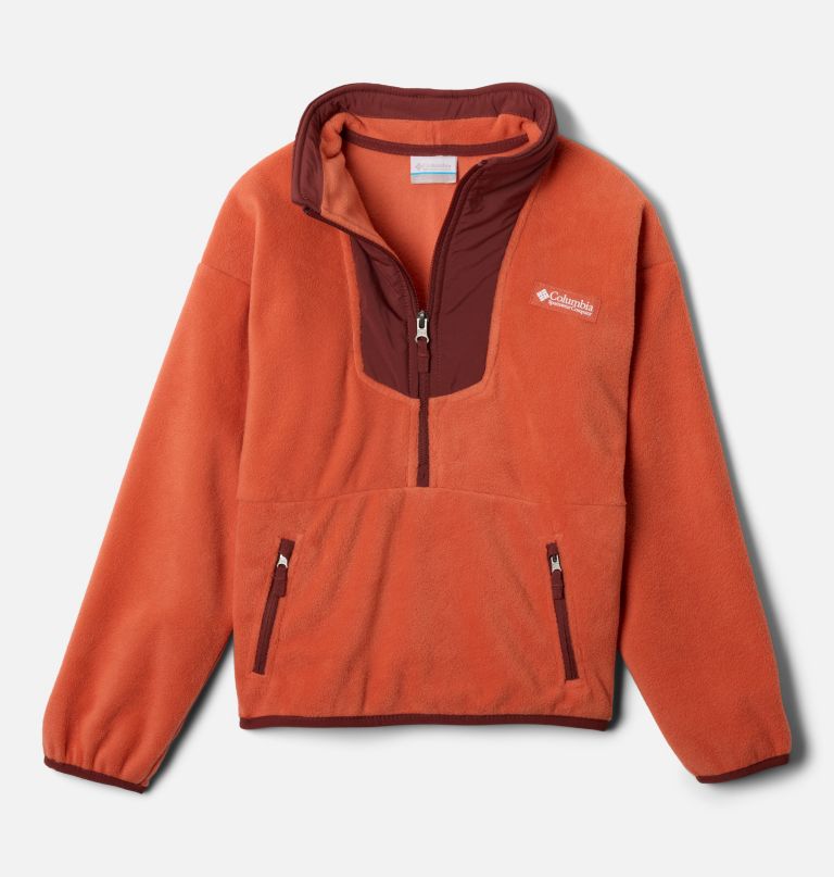 sequoia grove fleece med kort glidelås til barn