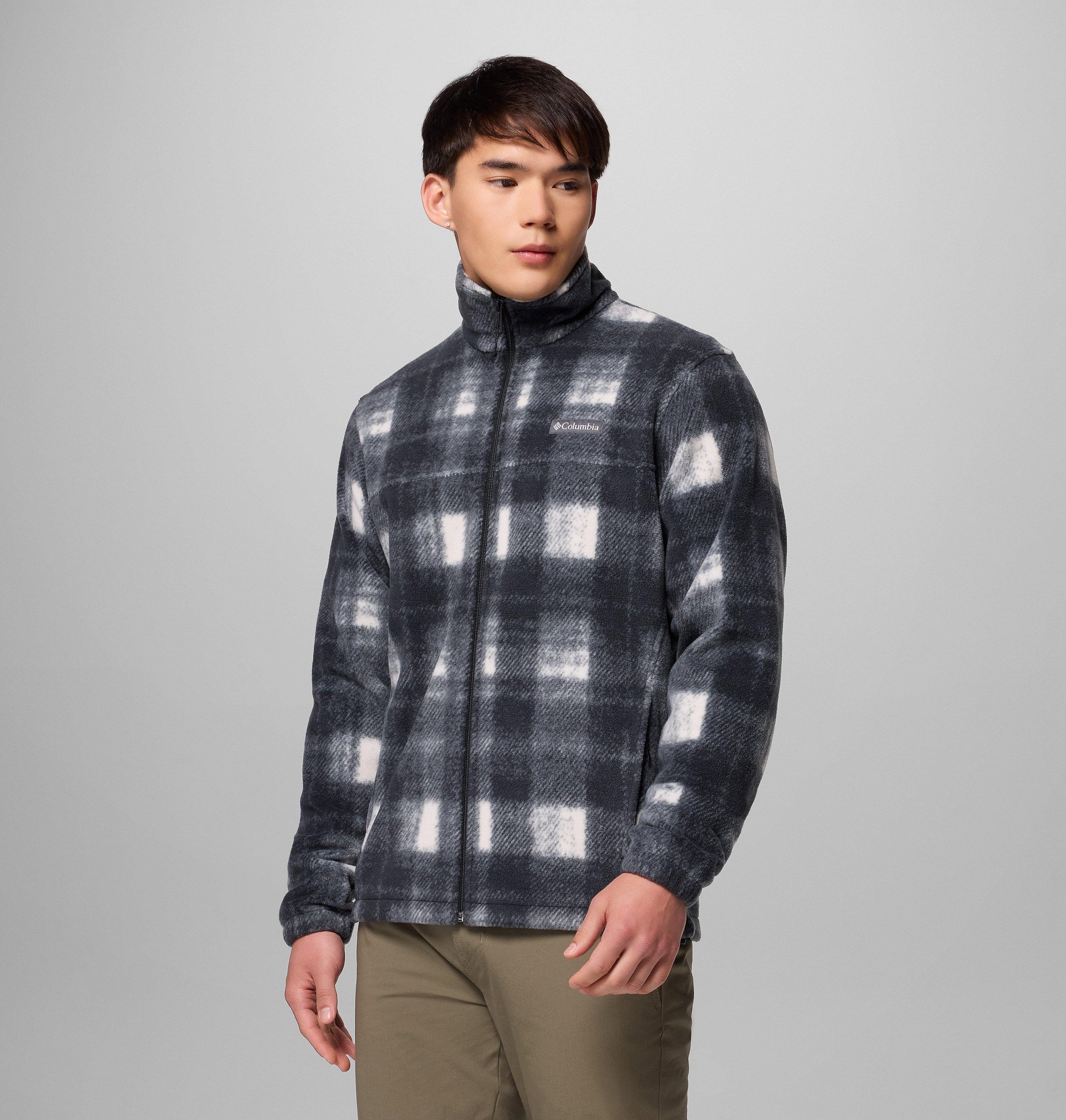 menn steens mountain printed fleecejakke – tall