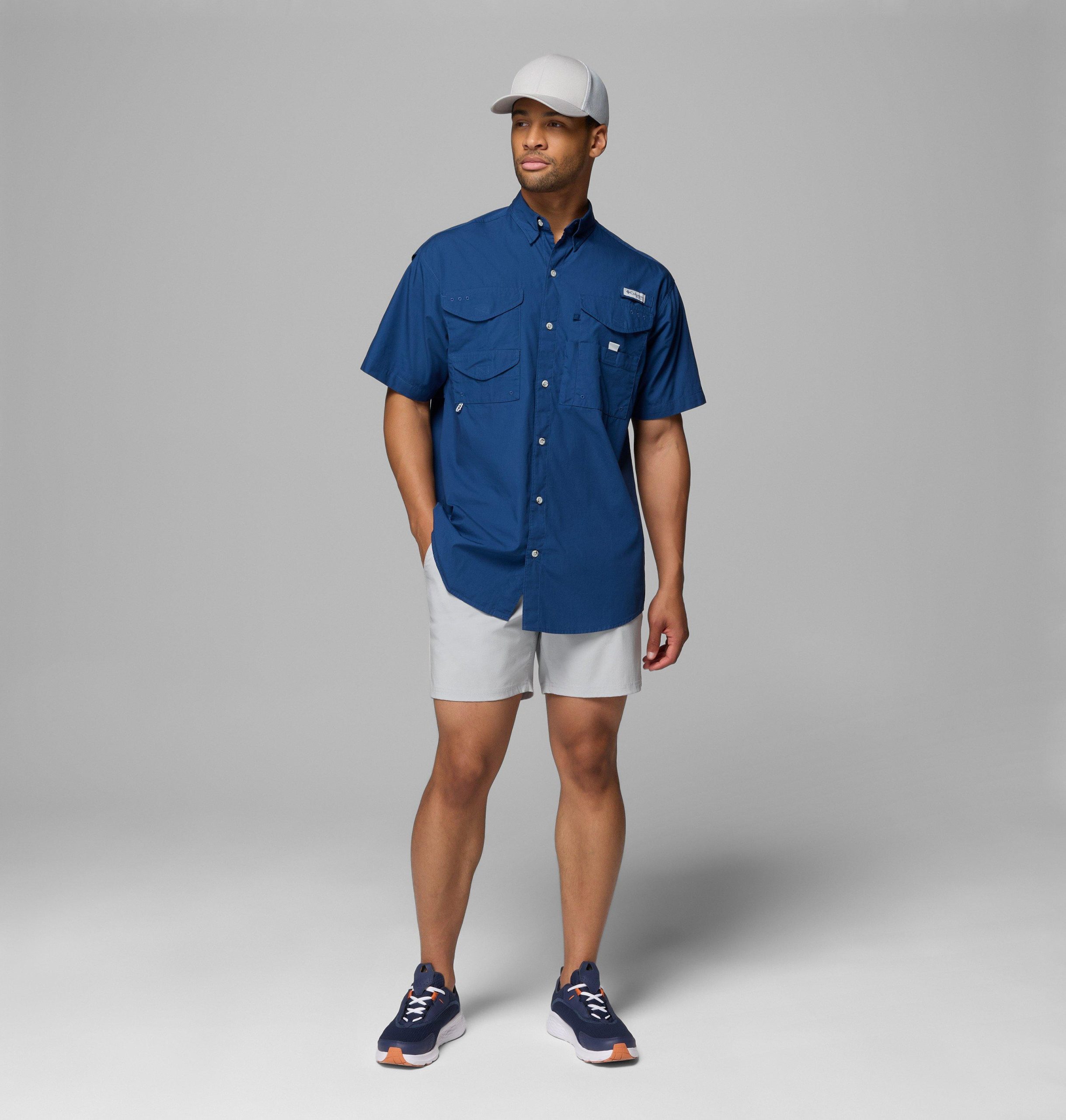 herre pfg bonehead kortermet skjorte – tall