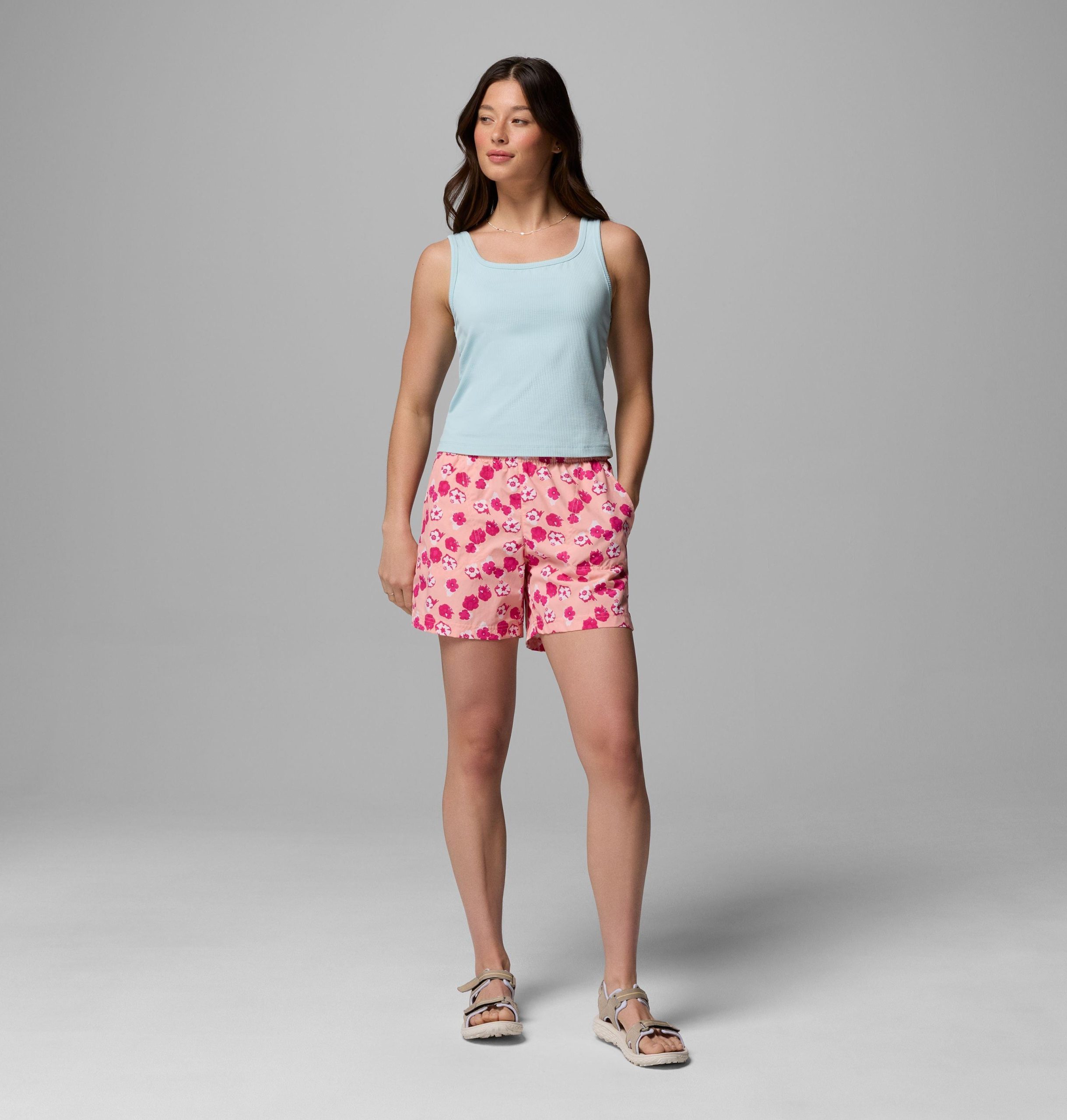 sandy river printed shorts iii for kvinner