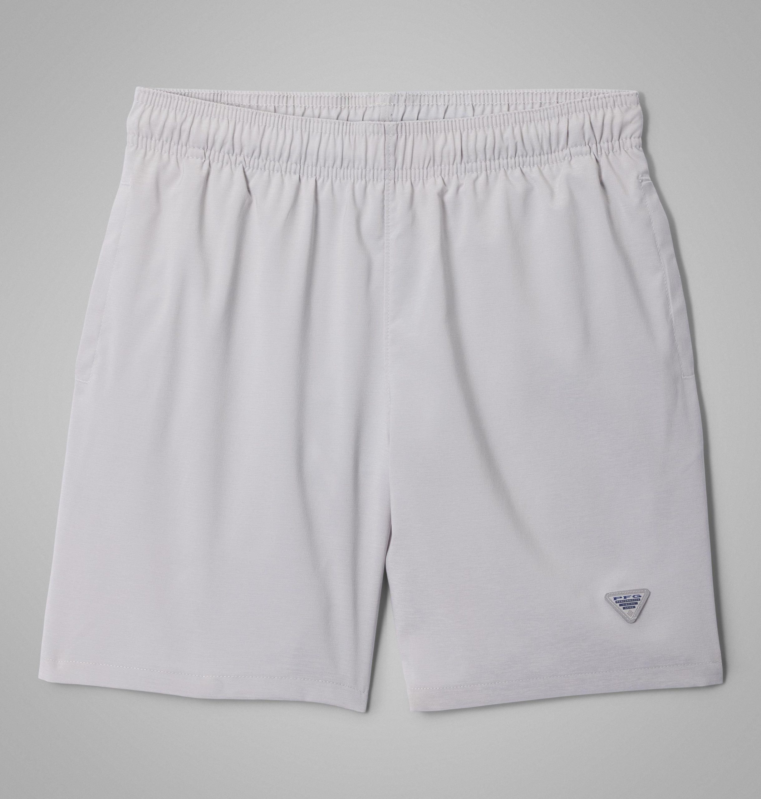 gutteshorts med tøff morsfarget pfg-stoff