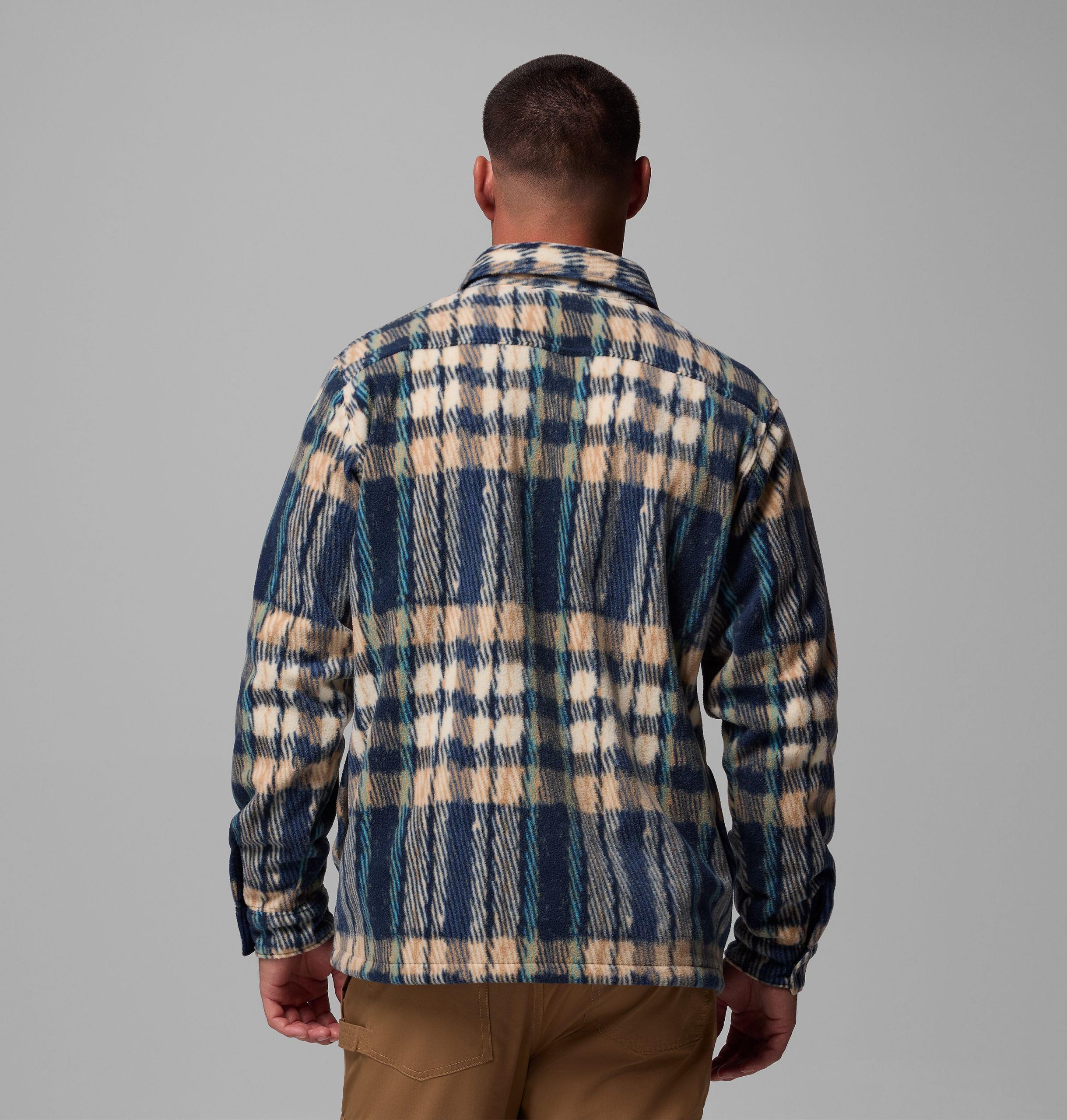 menn steens mountain printed fleece skjortejakke ii