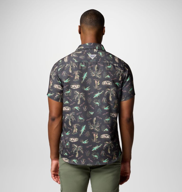 herre pfg uncharted printed kortermet t-skjorte
