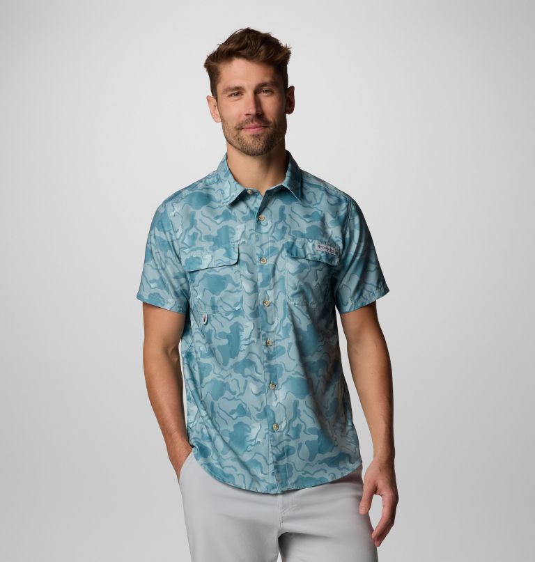 herre pfg uncharted printed kortermet t-skjorte