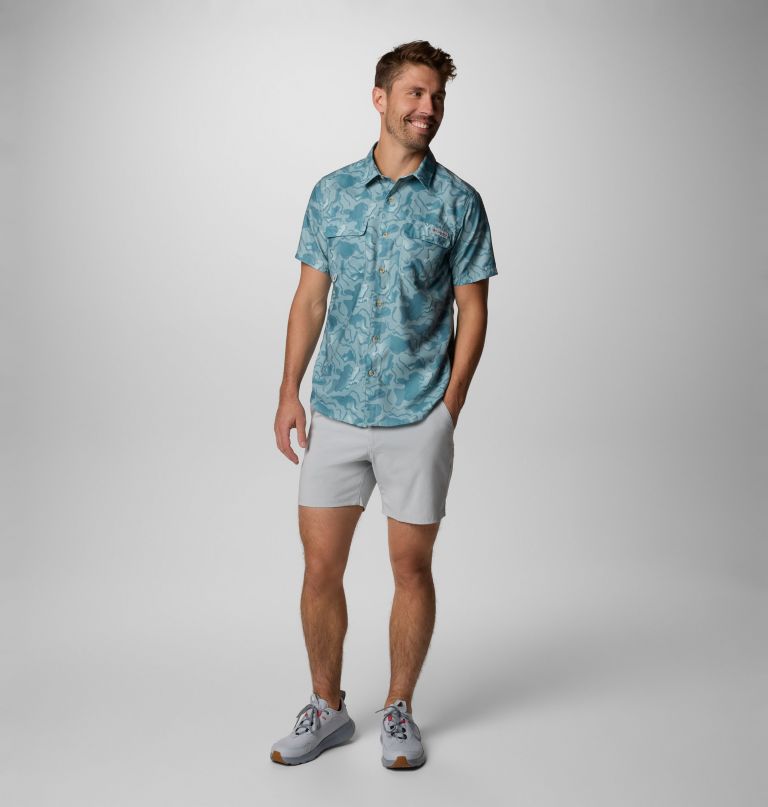 herre pfg uncharted printed kortermet t-skjorte