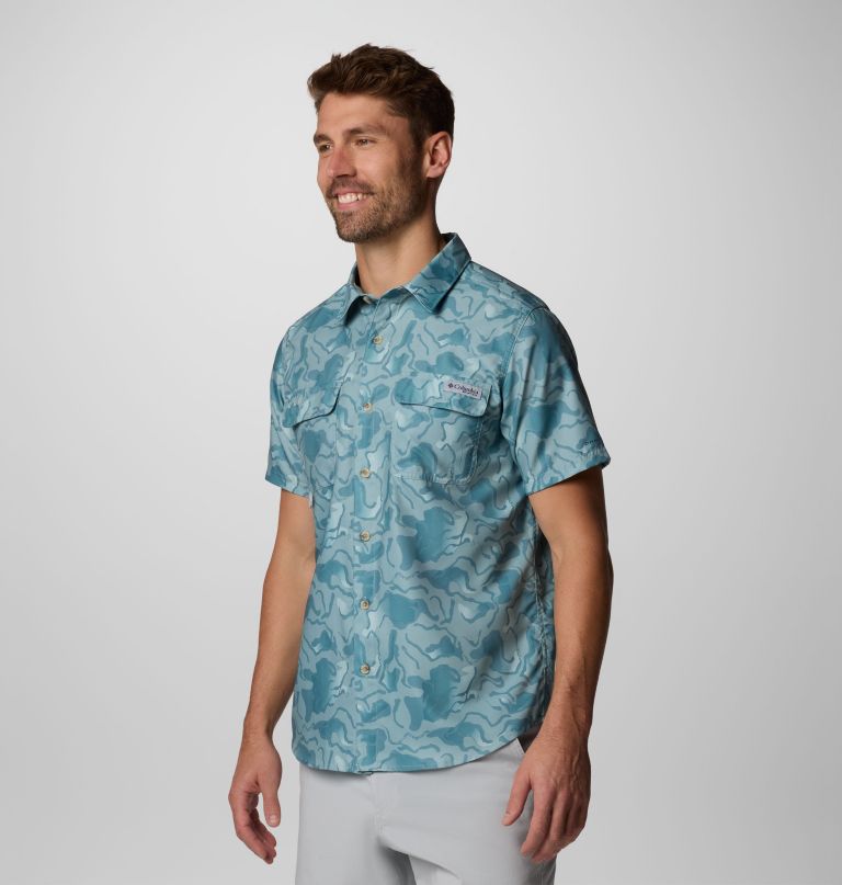herre pfg uncharted printed kortermet t-skjorte