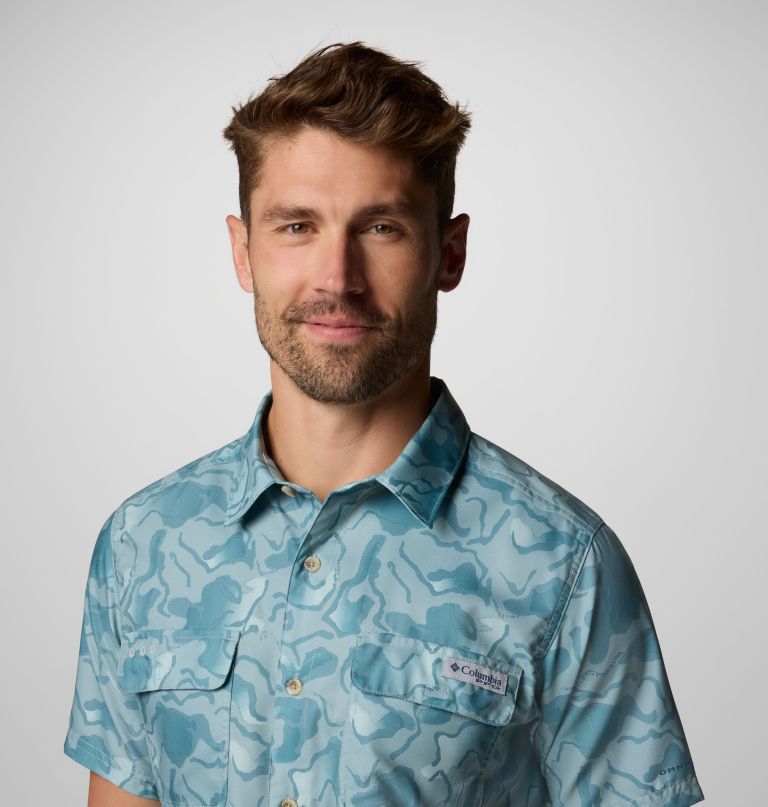 herre pfg uncharted printed kortermet t-skjorte