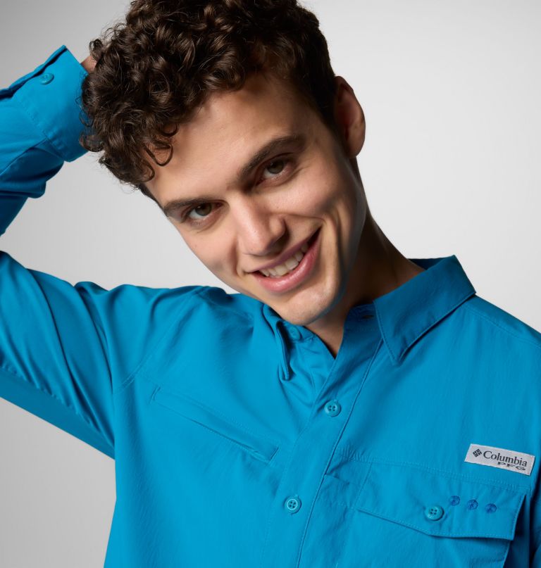 herre pfg wild cast langermet skjorte