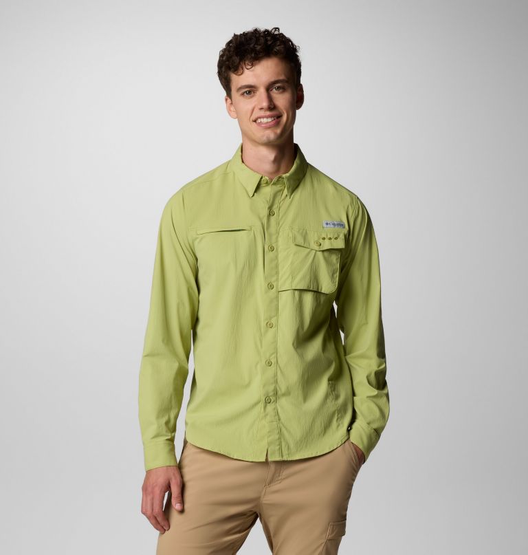 herre pfg wild cast langermet skjorte