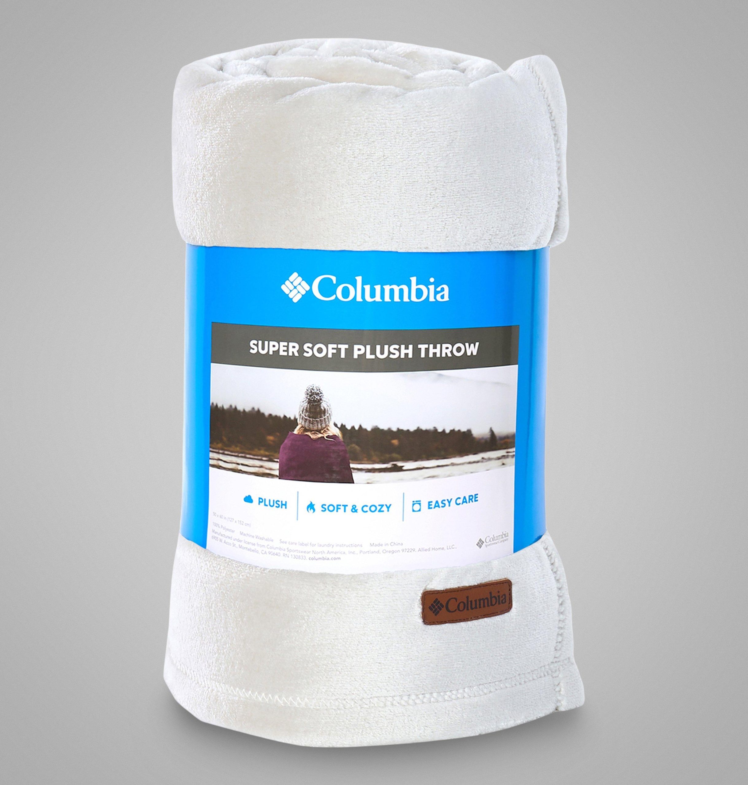 columbia plysjpledd
