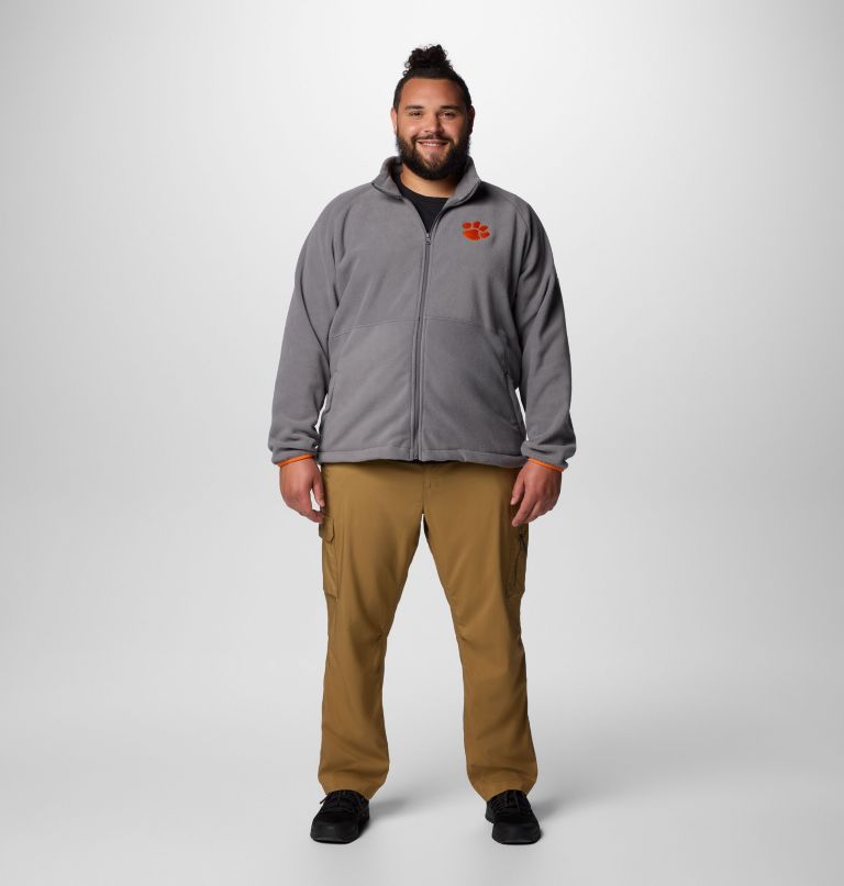 herre collegiate flanker iv fleecejakke – clemson – stor