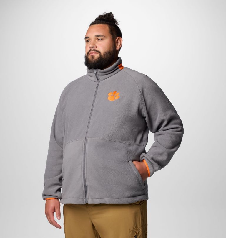 herre collegiate flanker iv fleecejakke – clemson – stor