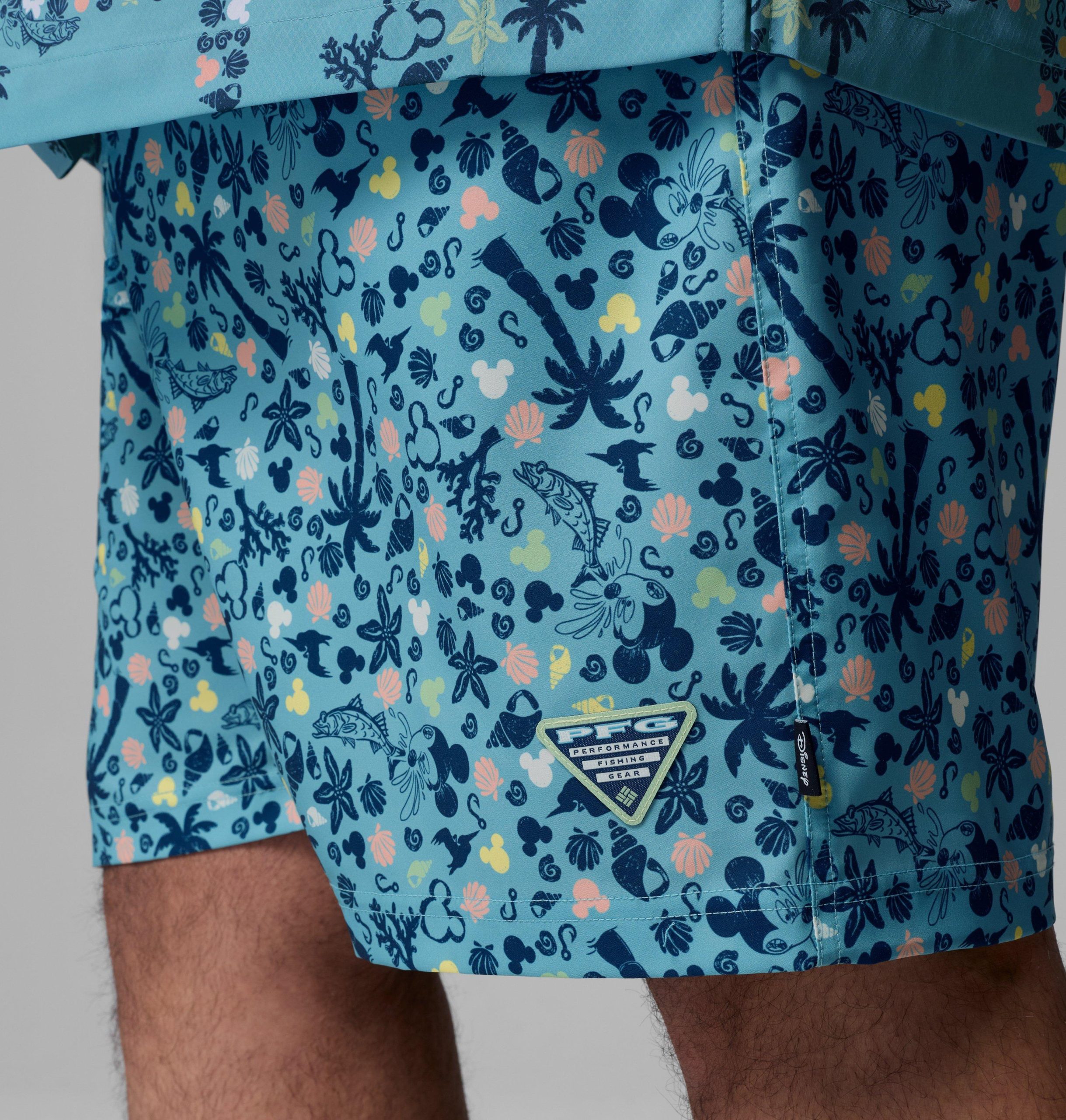 herre csc x disney pfg rambler vannshorts – stor
