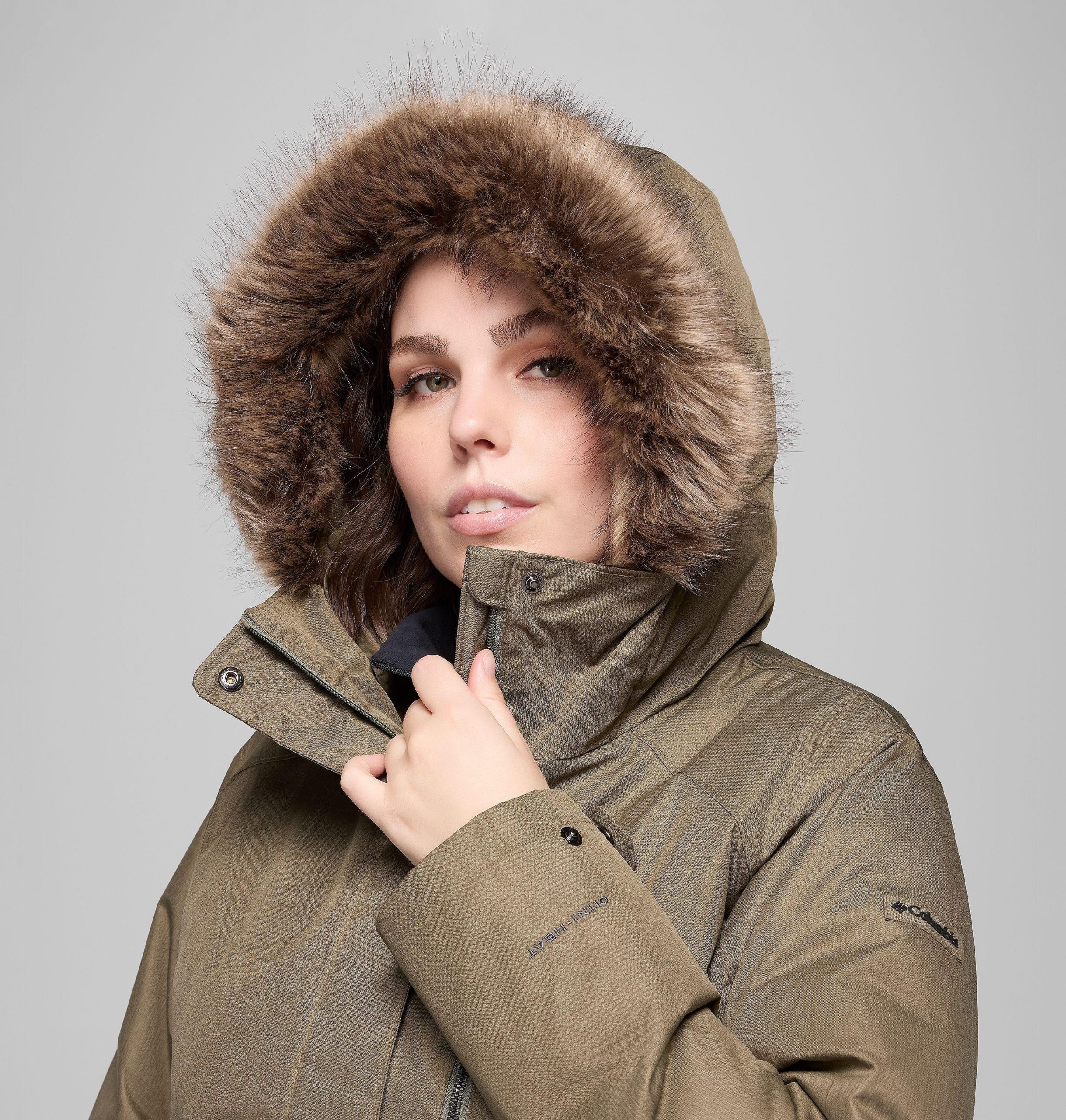 dame suttle mountain lang isolert jakke – plus size