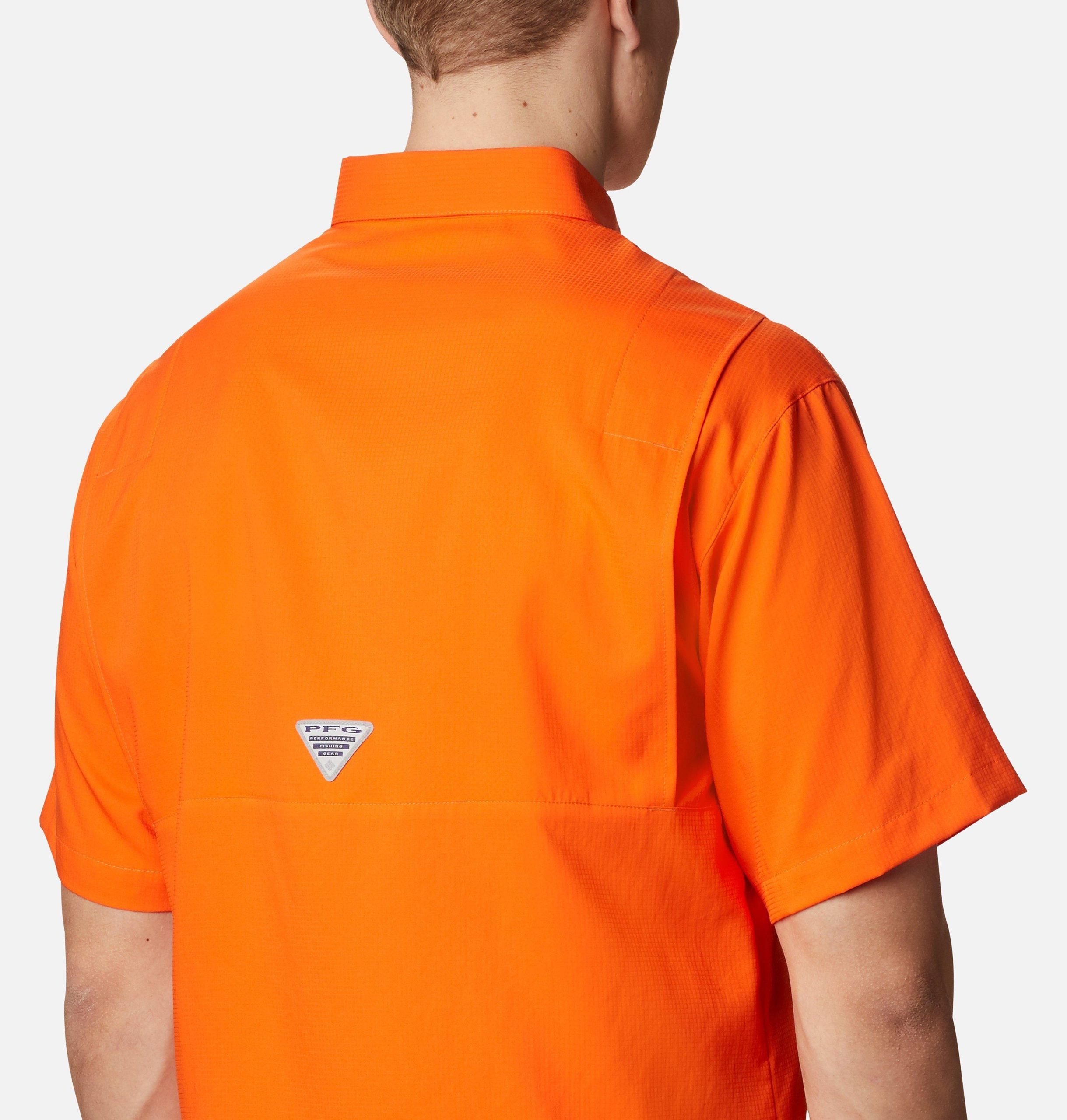herre college pfg tamiami kortermet skjorte – clemson