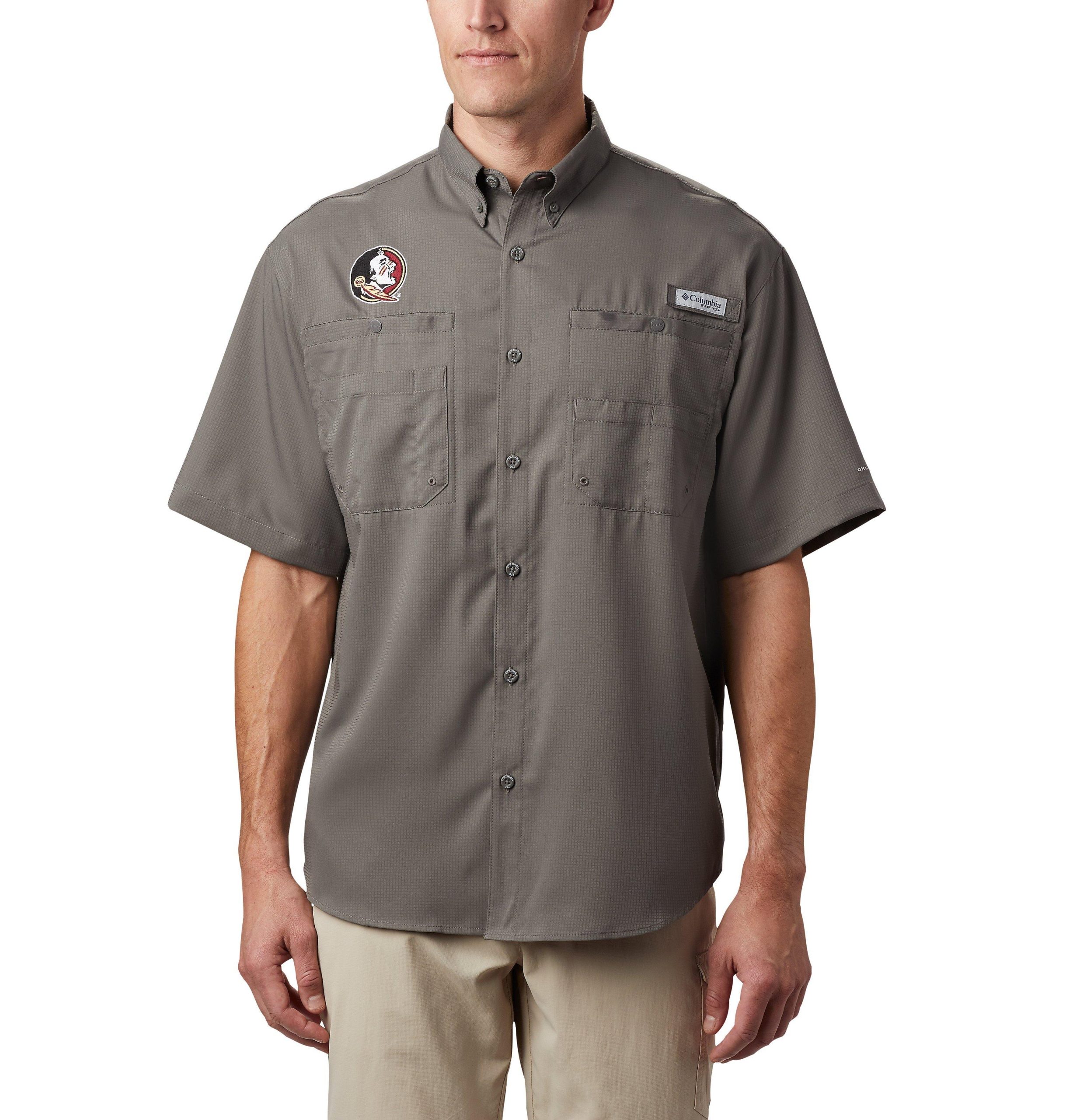 herre college pfg tamiami kortermet skjorte – florida state