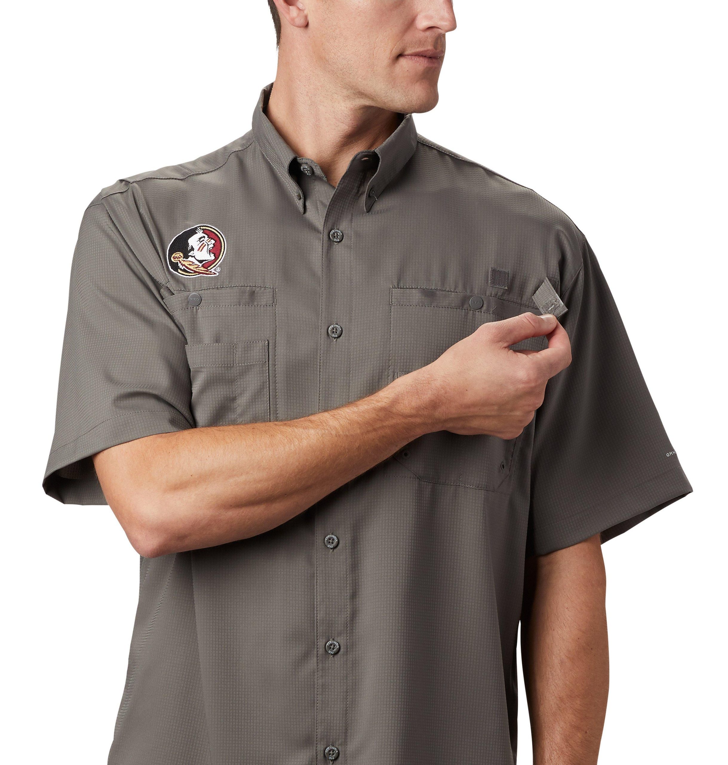 herre college pfg tamiami kortermet skjorte – florida state