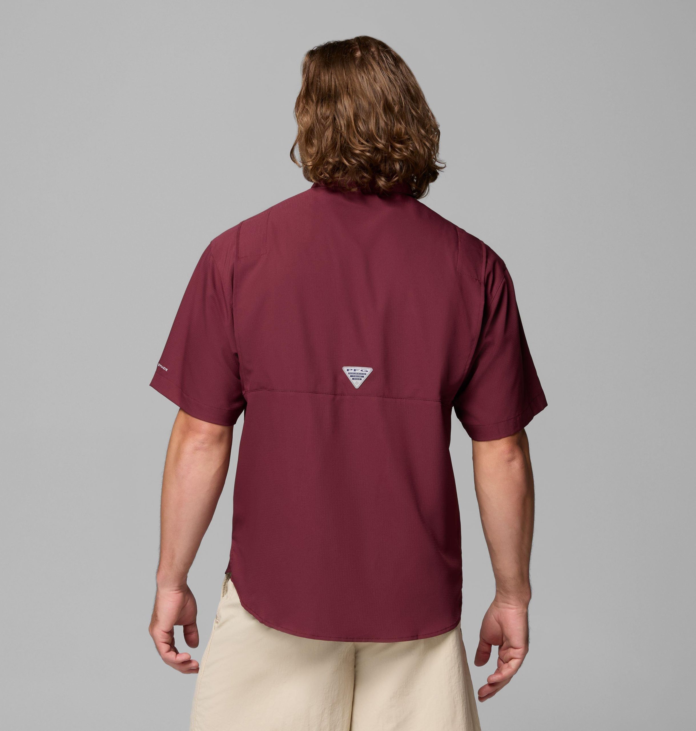 herre college pfg tamiami kortermet skjorte – texas am