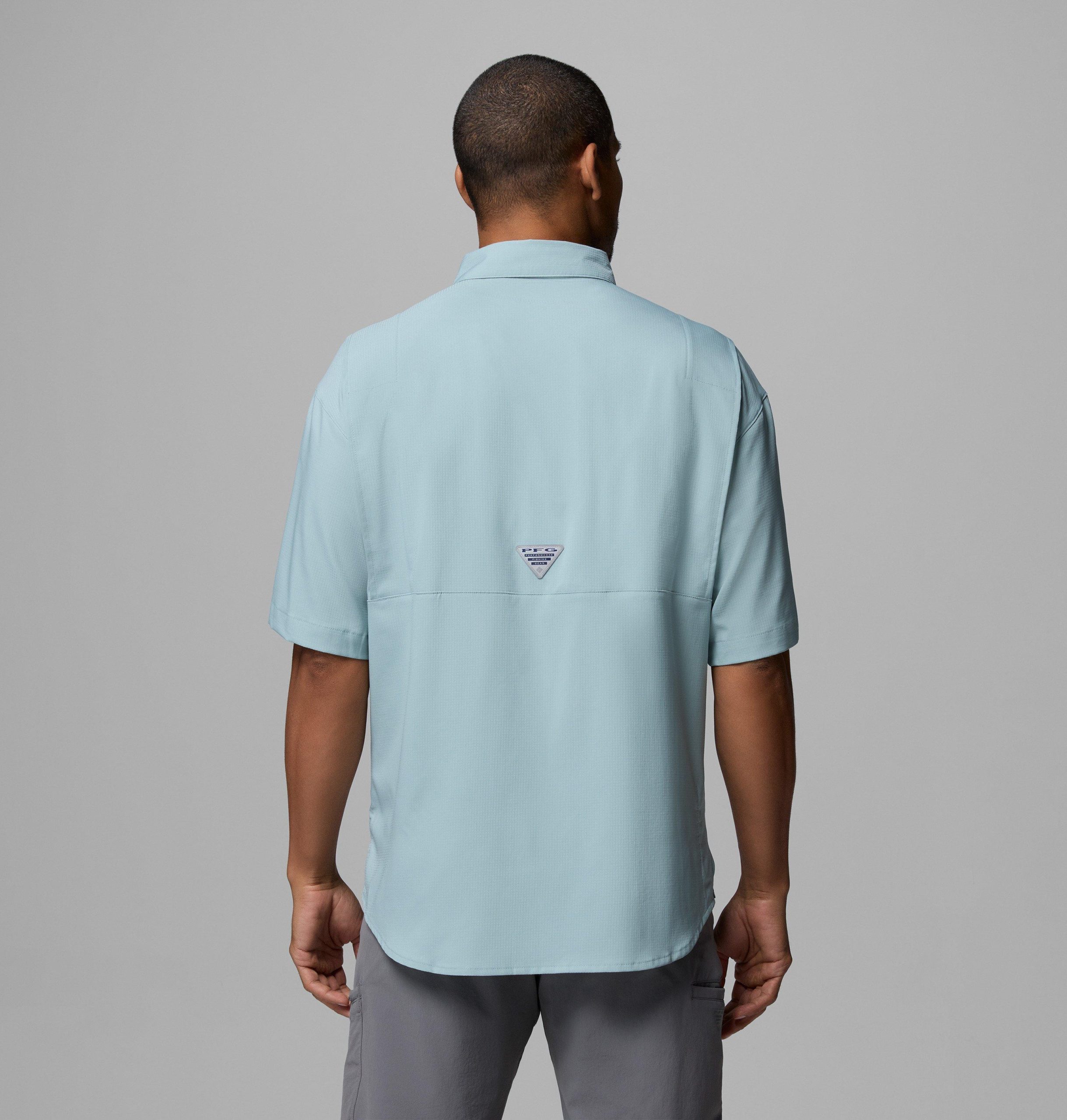 herre college pfg tamiami kortermet skjorte – tall – louisiana