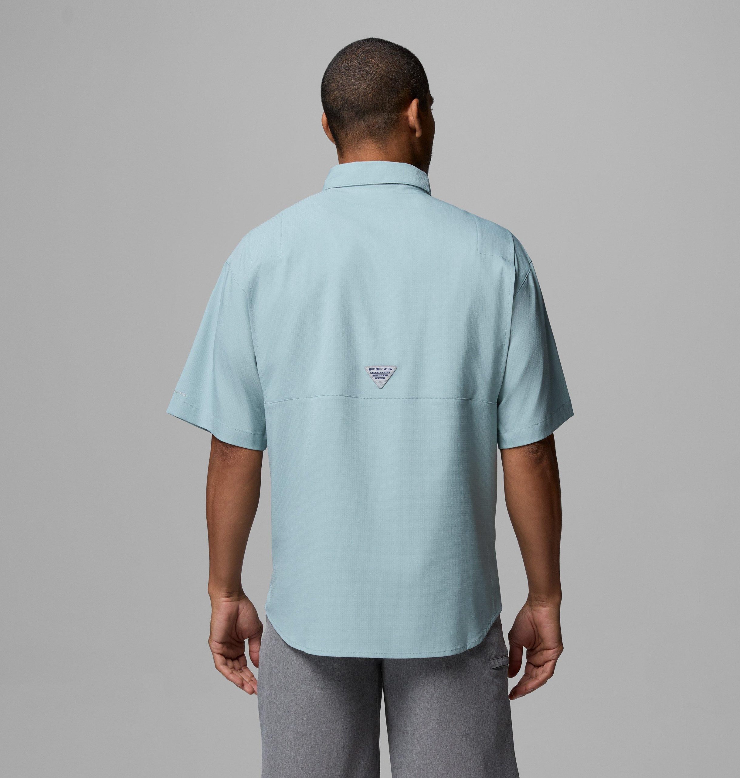 herre college pfg tamiami kortermet skjorte – tall – tennessee