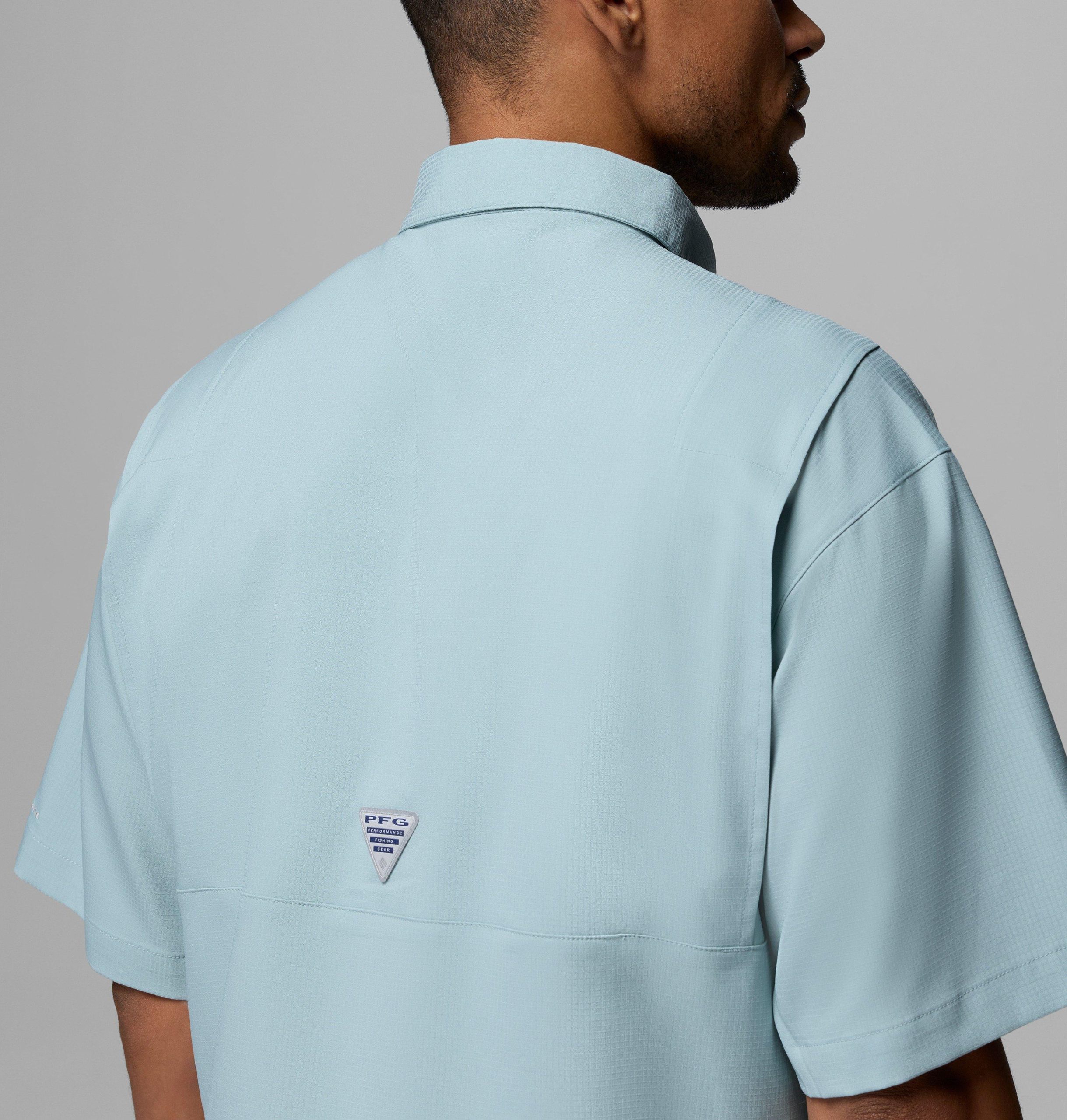 herre college pfg tamiami kortermet skjorte – tall – tennessee