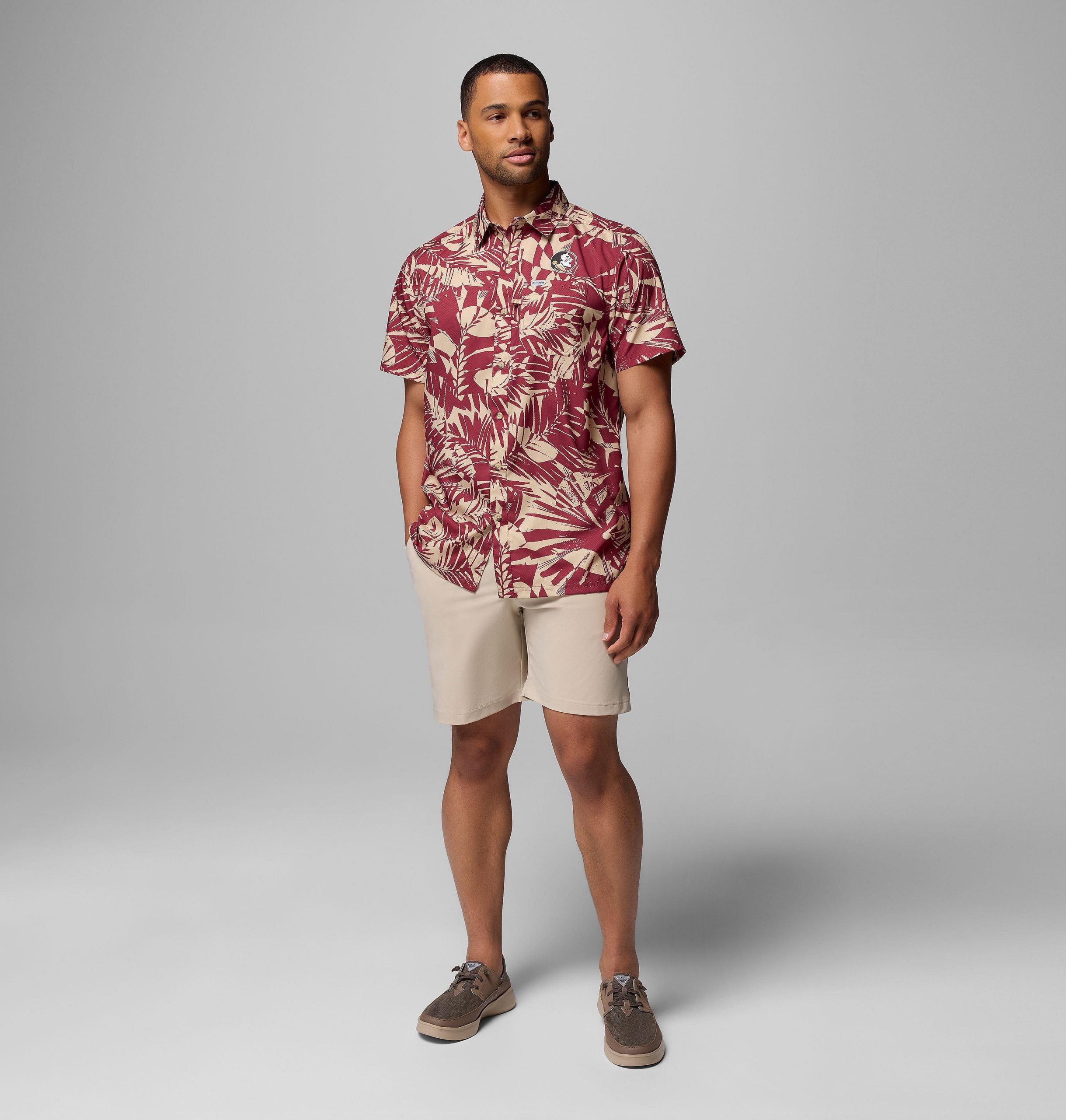 herre collegiate pfg super slack tide-skjorte – florida state