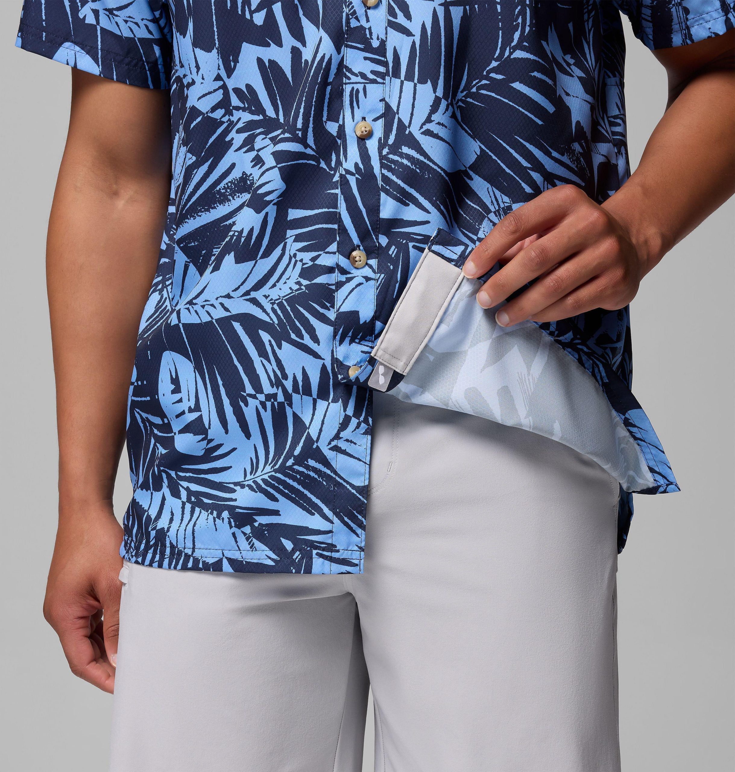 herre collegiate pfg super slack tide-skjorte – nord-carolina