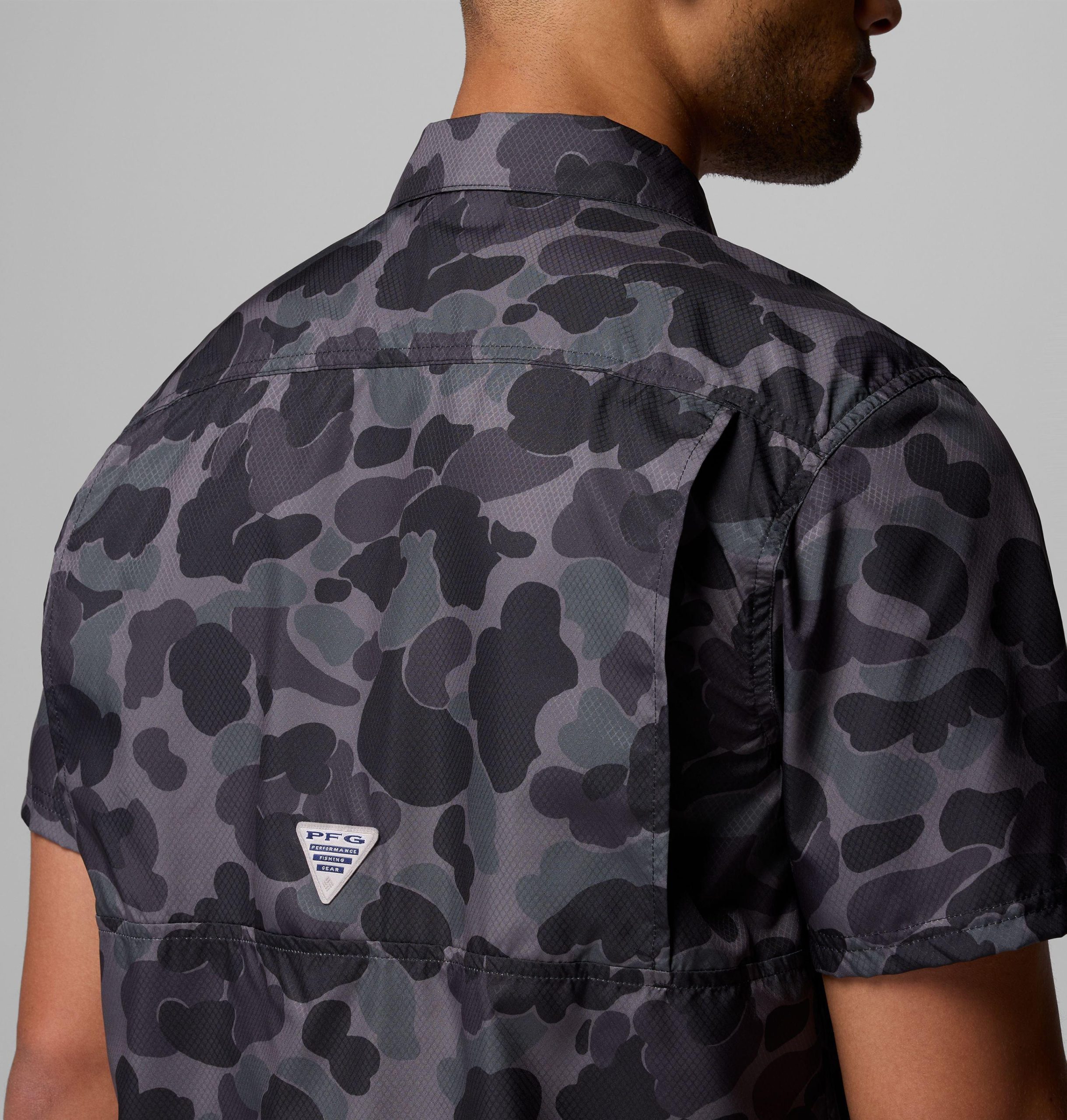 herre collegiate pfg super slack tide-skjorte – georgia