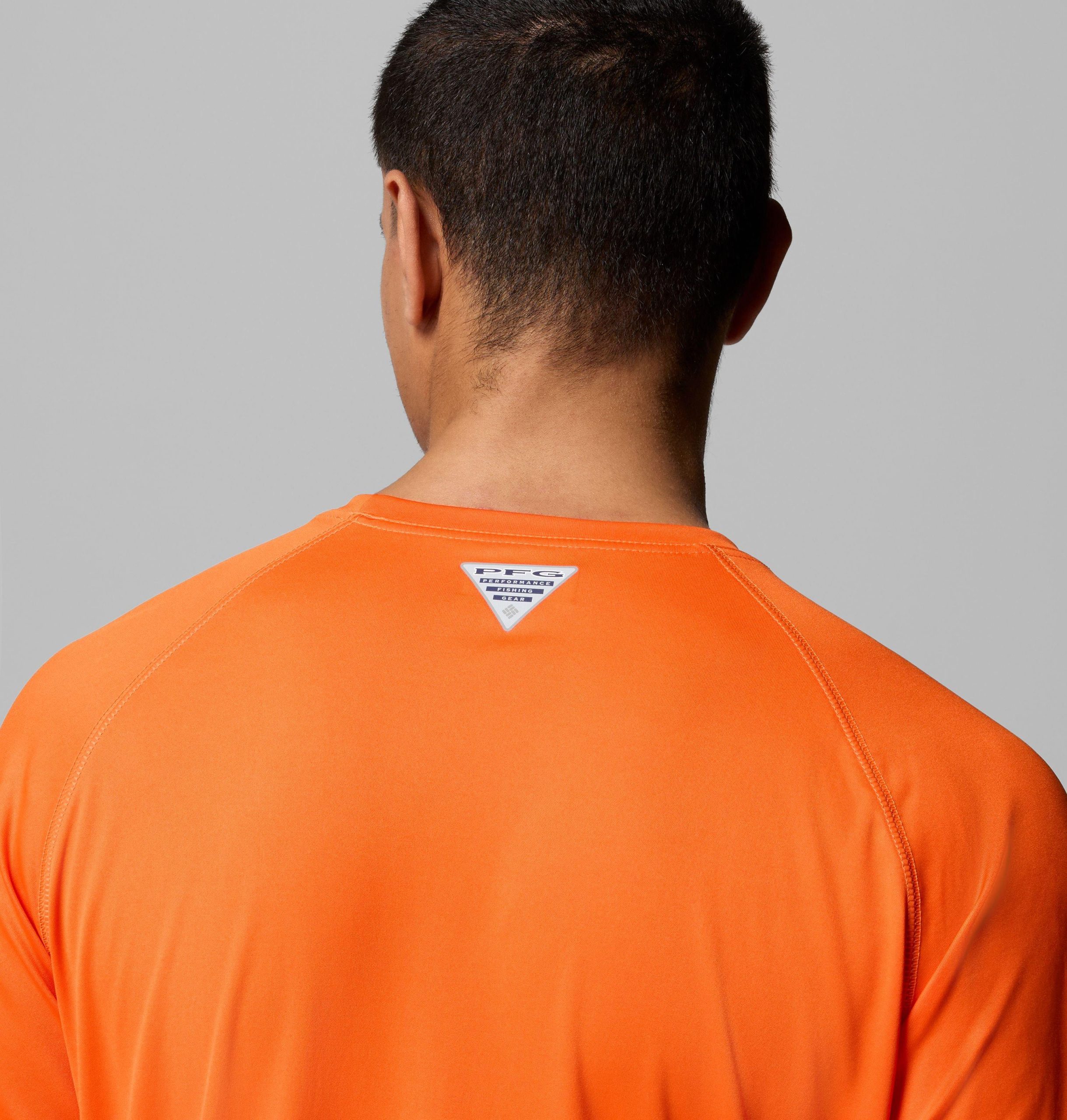 herre collegiate pfg terminal tackle langermet skjorte - clemson