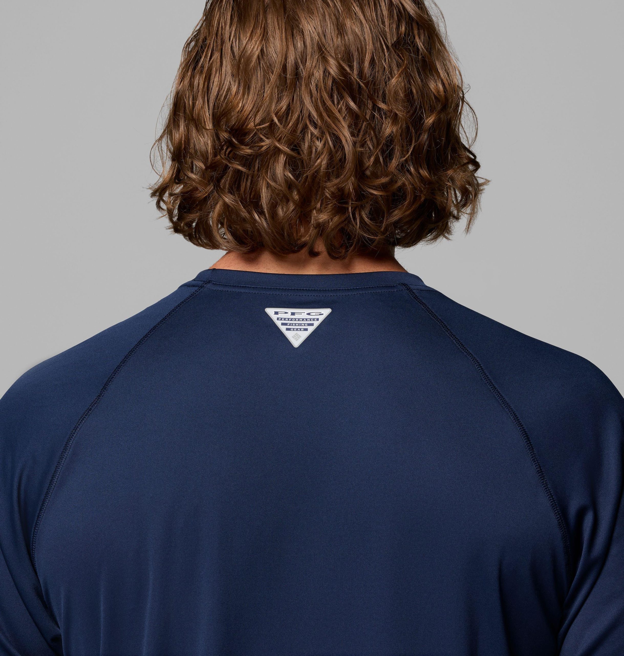 herre collegiate pfg terminal tackle langermet skjorte – michigan