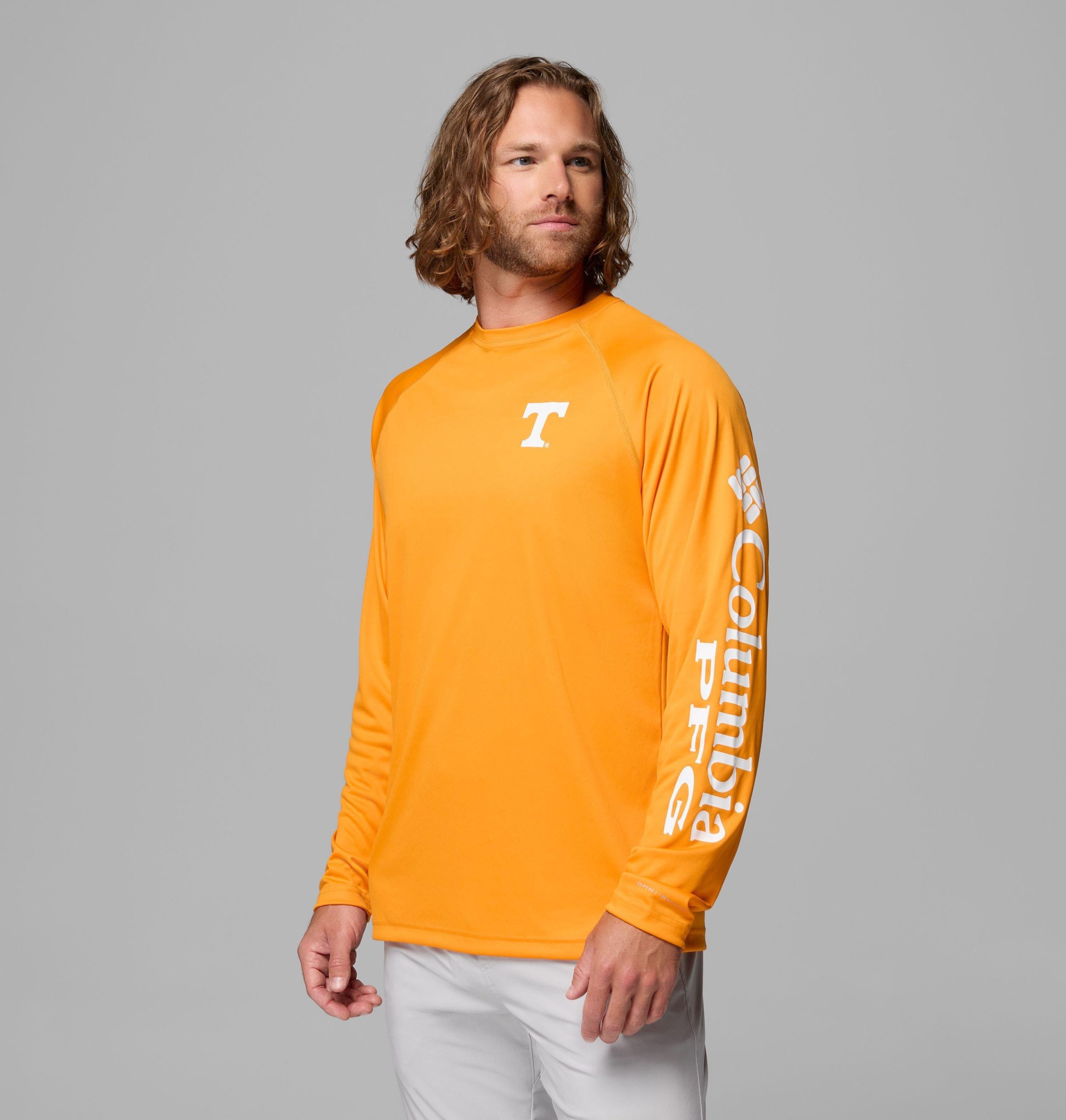 herre collegiate pfg terminal tackle langermet skjorte – tennessee