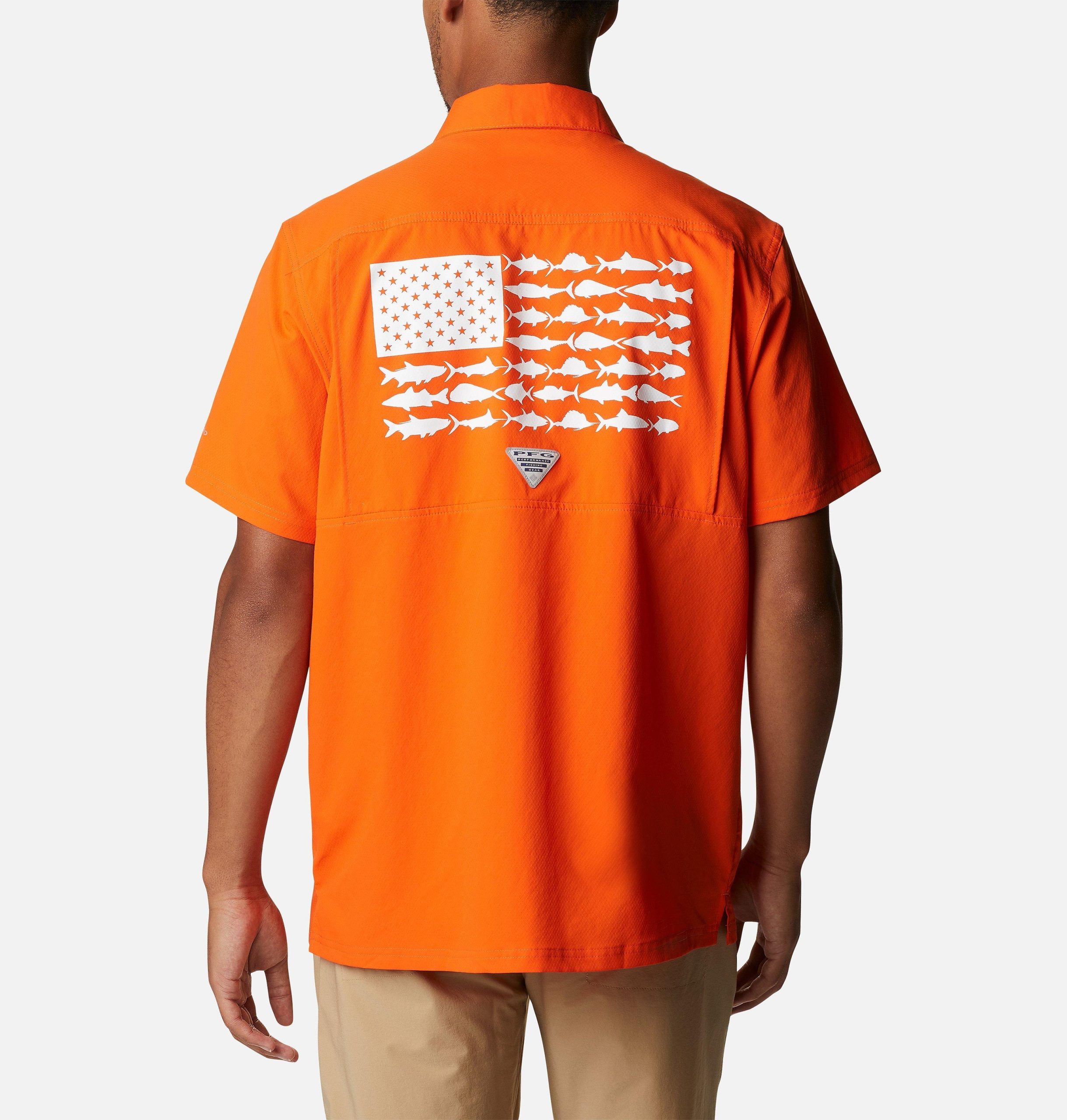 herre collegiate pfg slack tide camp-skjorte – clemson
