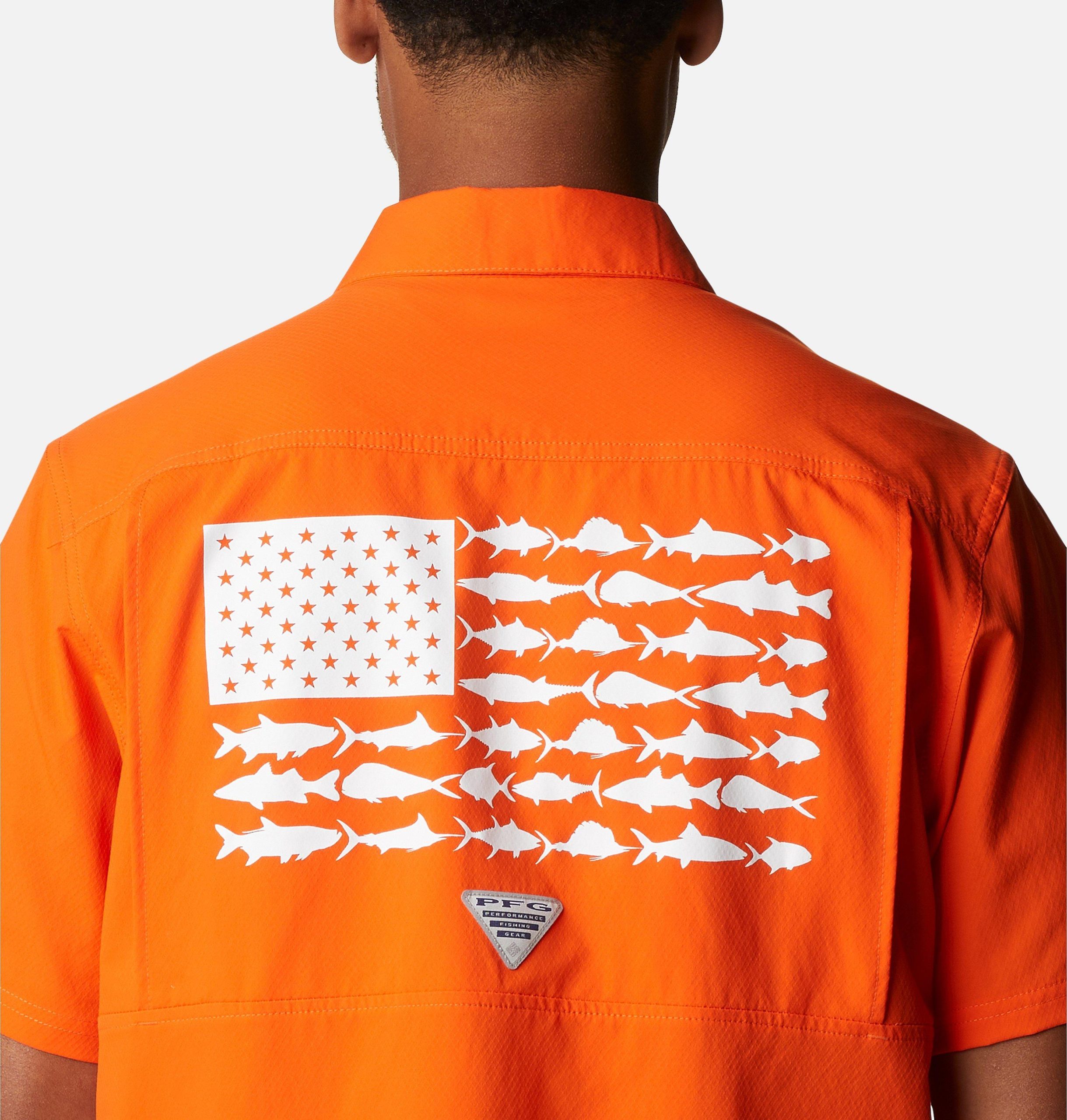 herre collegiate pfg slack tide camp-skjorte – clemson