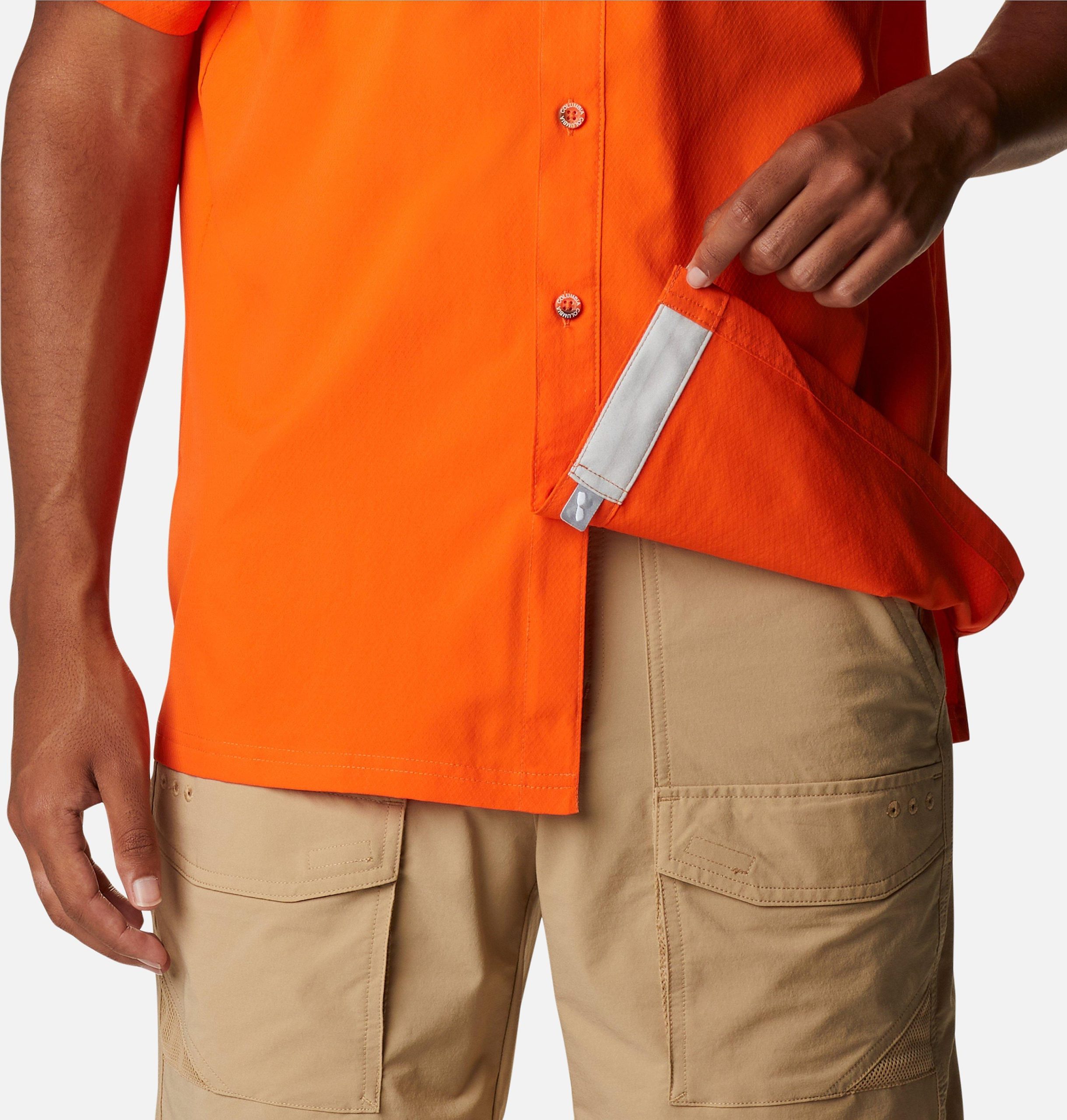 herre collegiate pfg slack tide camp-skjorte – clemson