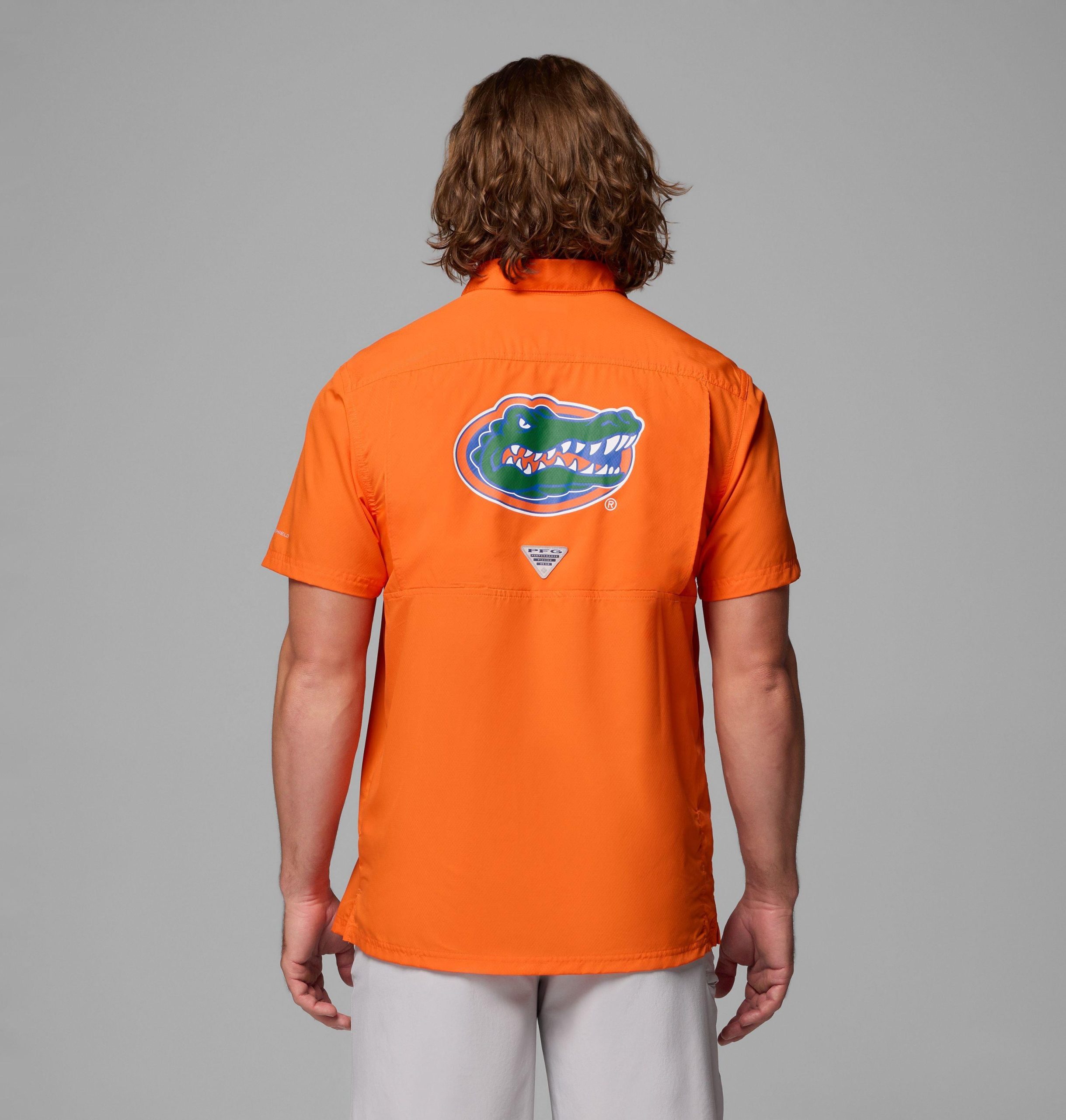 herre collegiate pfg slack tide camp-skjorte – florida