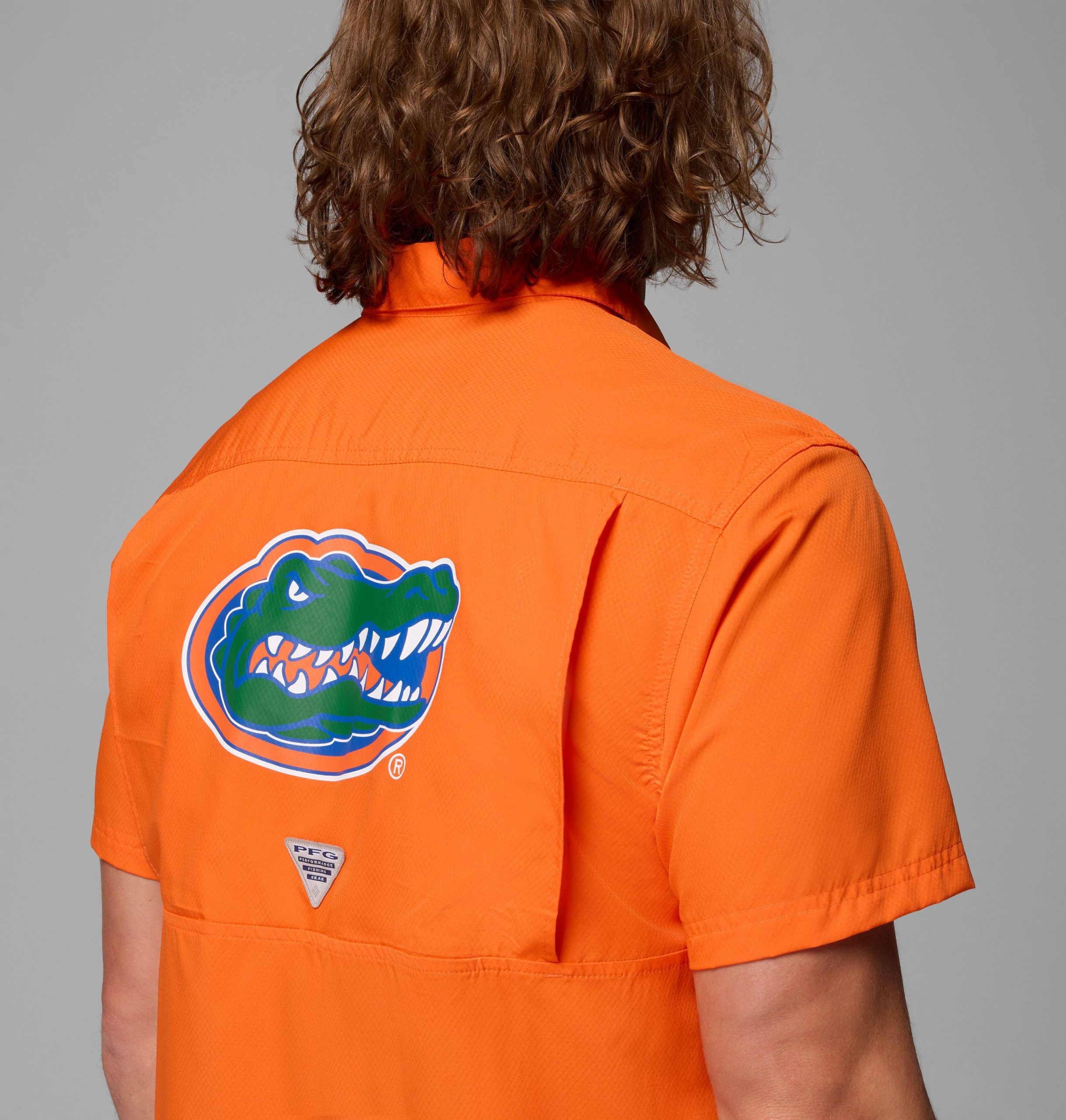 herre collegiate pfg slack tide camp-skjorte – florida