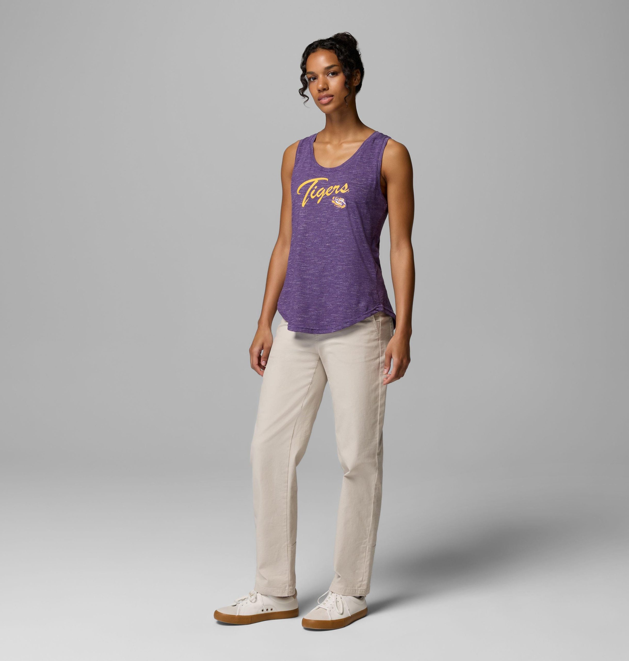 kvinner collegiate cades cape tank – lsu
