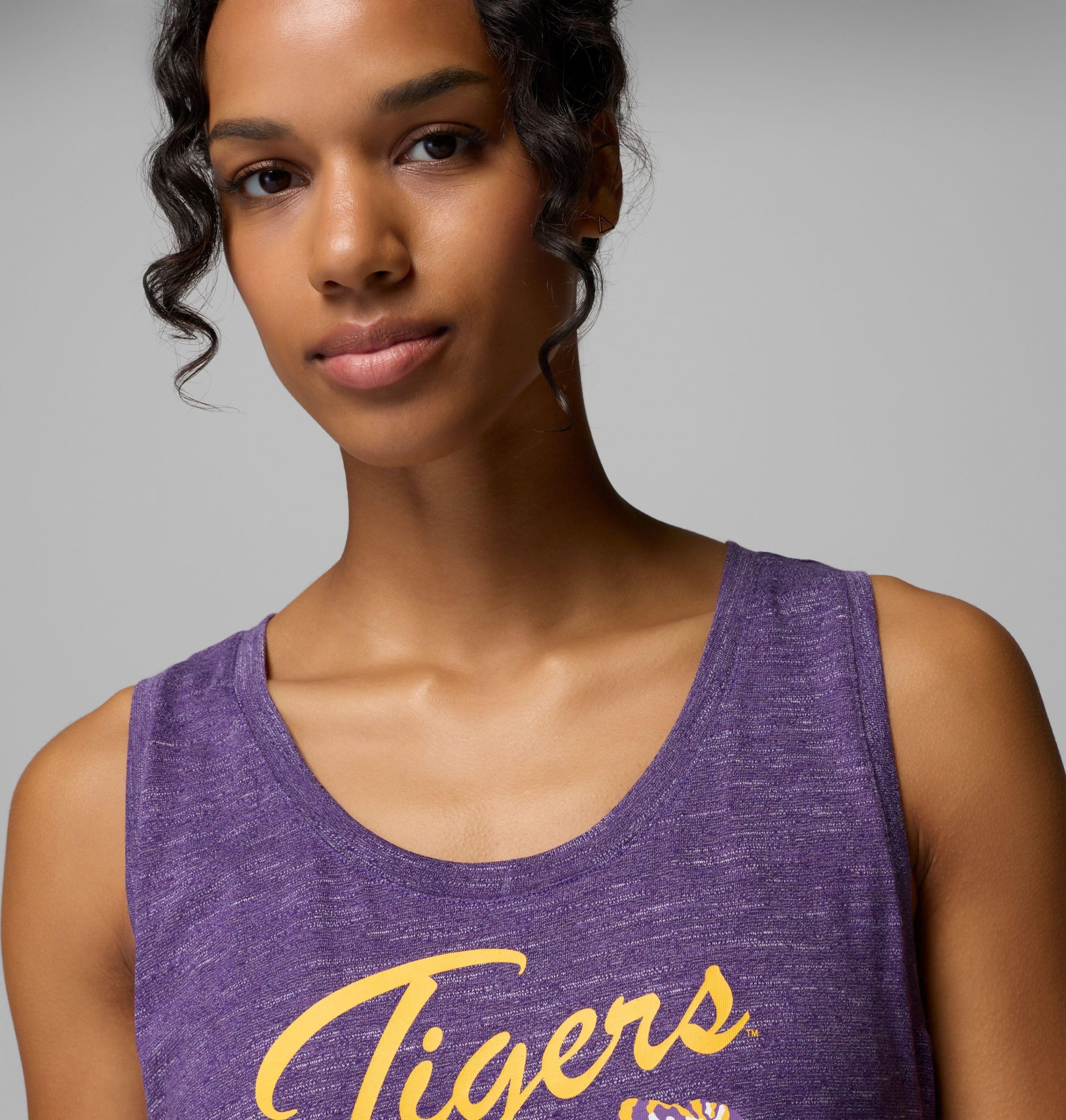 kvinner collegiate cades cape tank – lsu