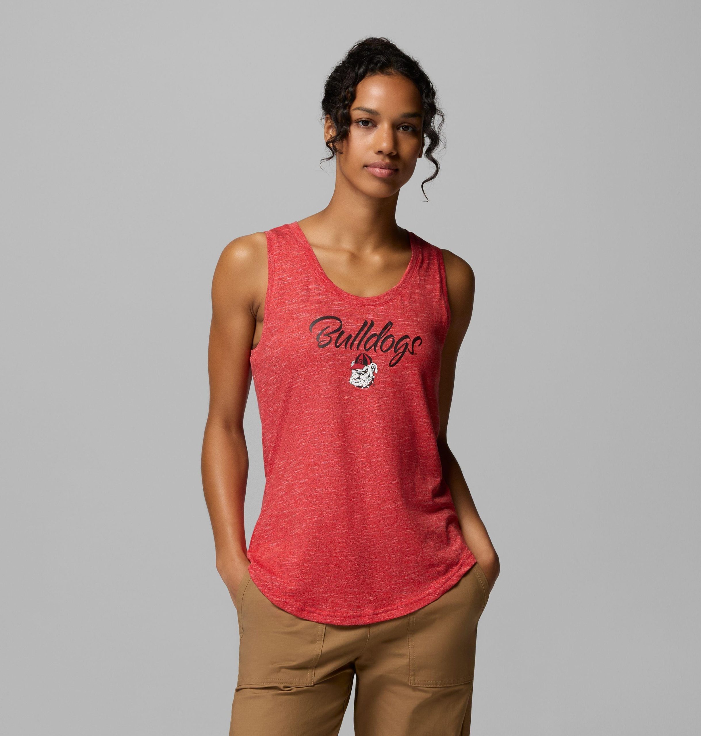 kvinner collegiate cades cape tank - georgia