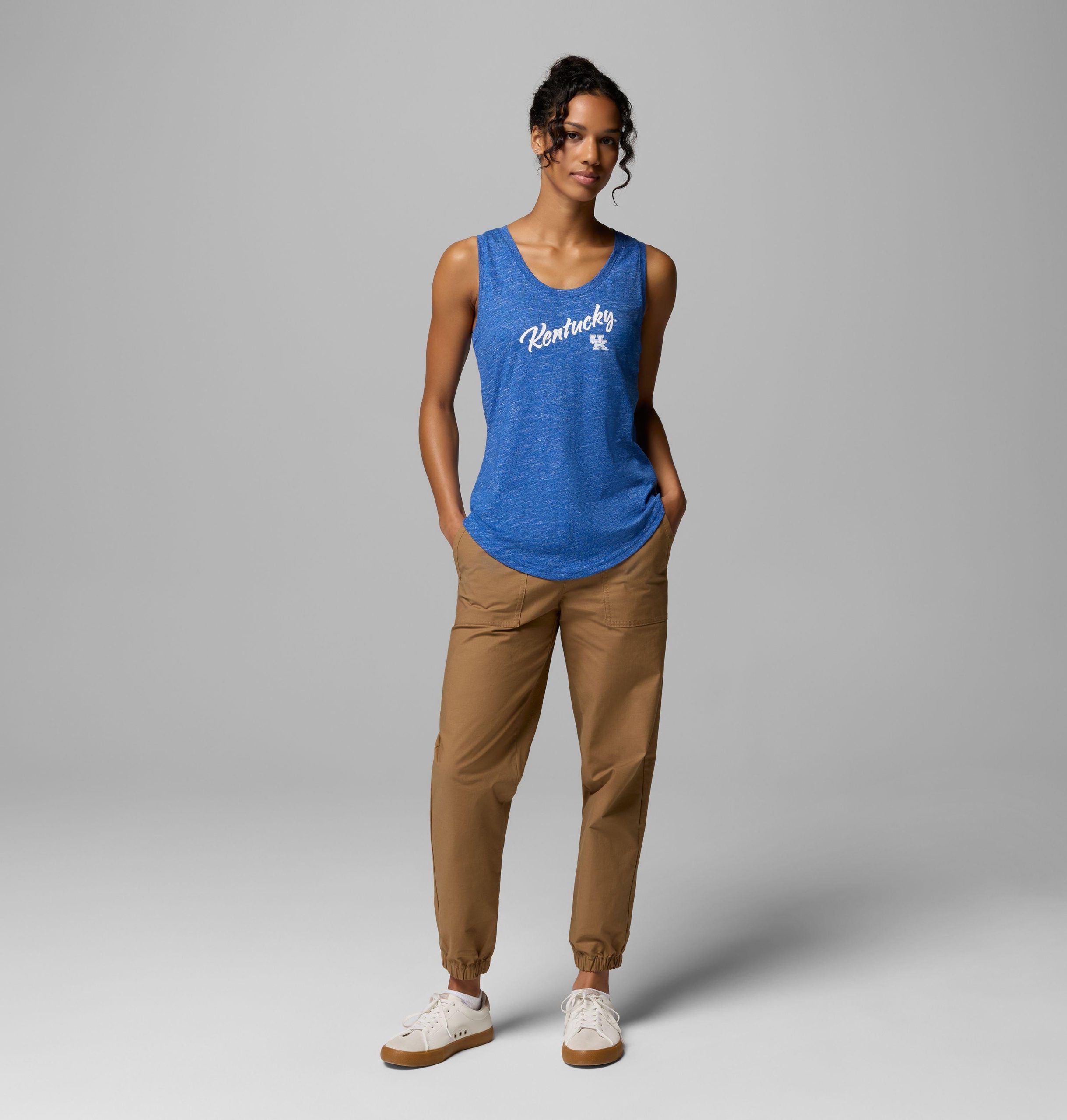 kvinner collegiate cades cape tank - kentucky