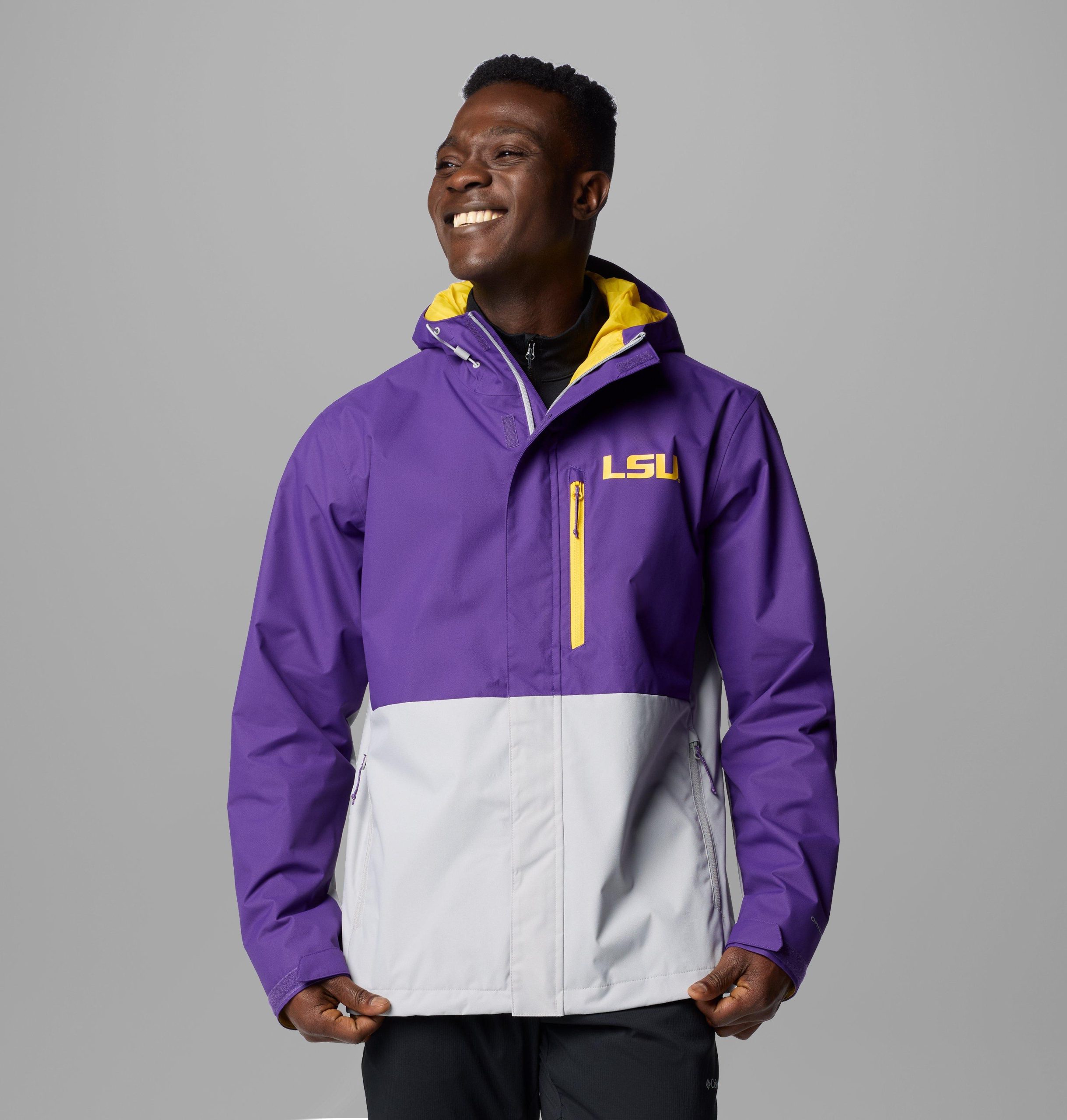 herre college field bound jakke – lsu