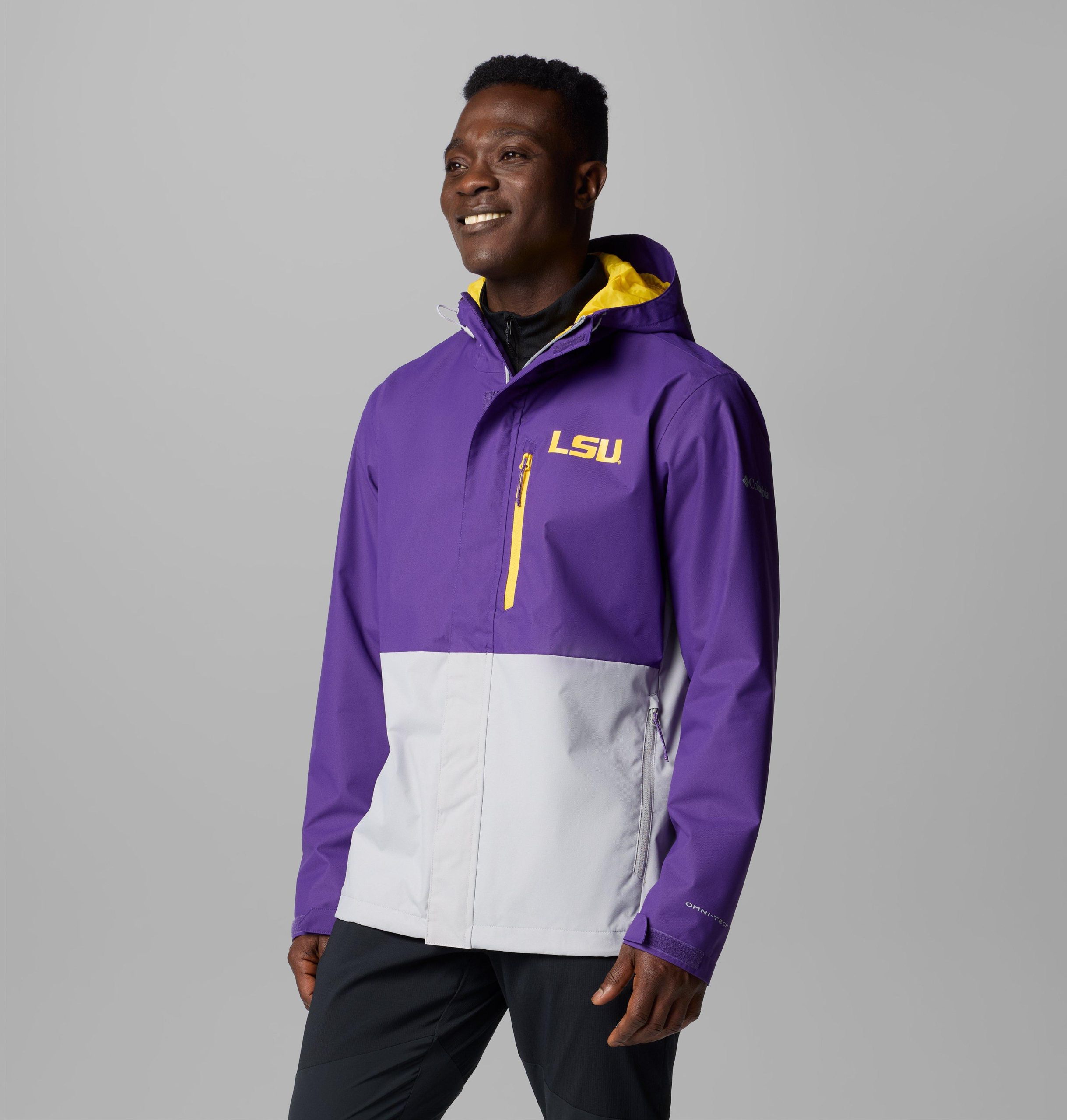 herre college field bound jakke – lsu