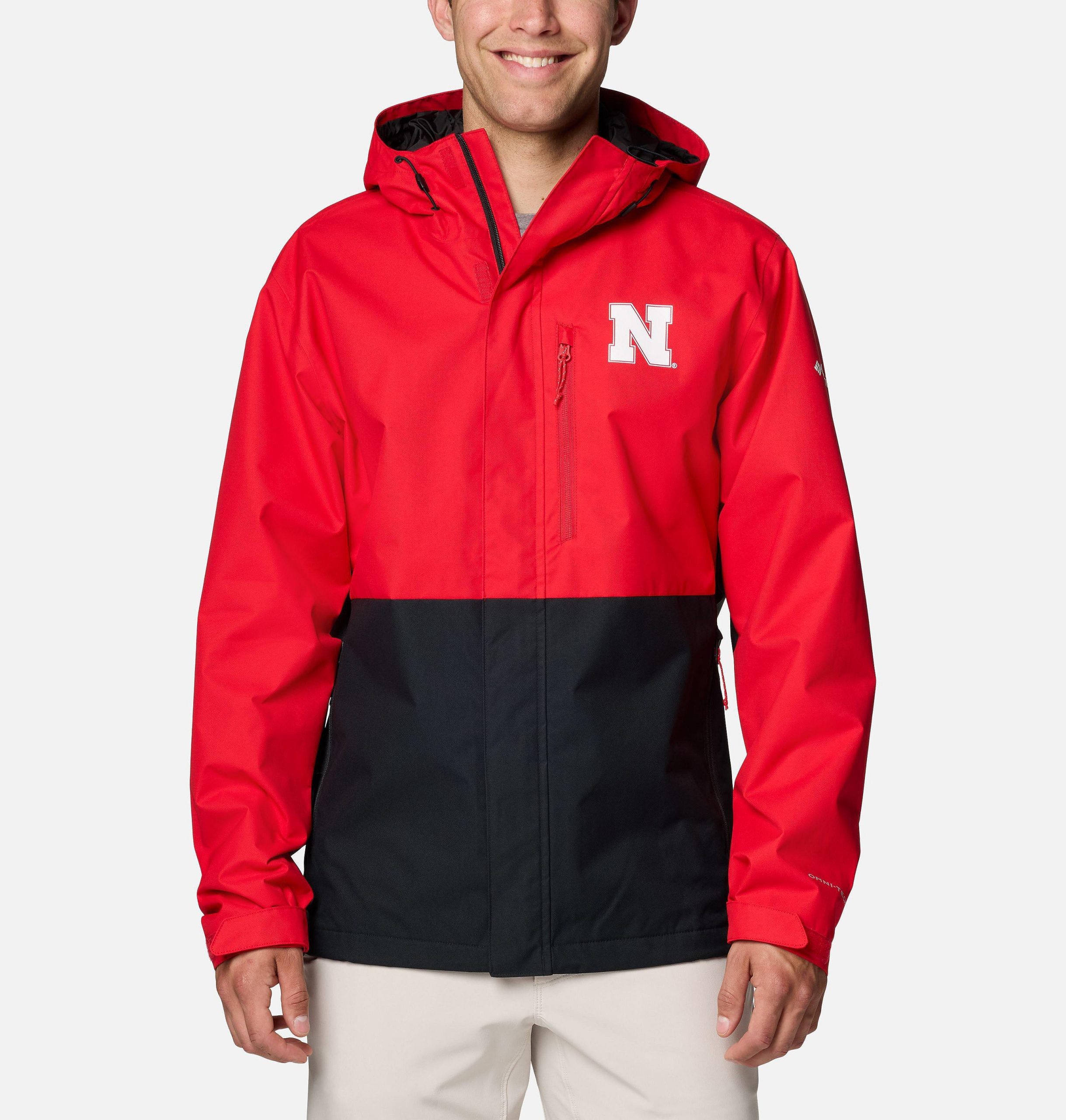 herre college field bound jakke – nebraska