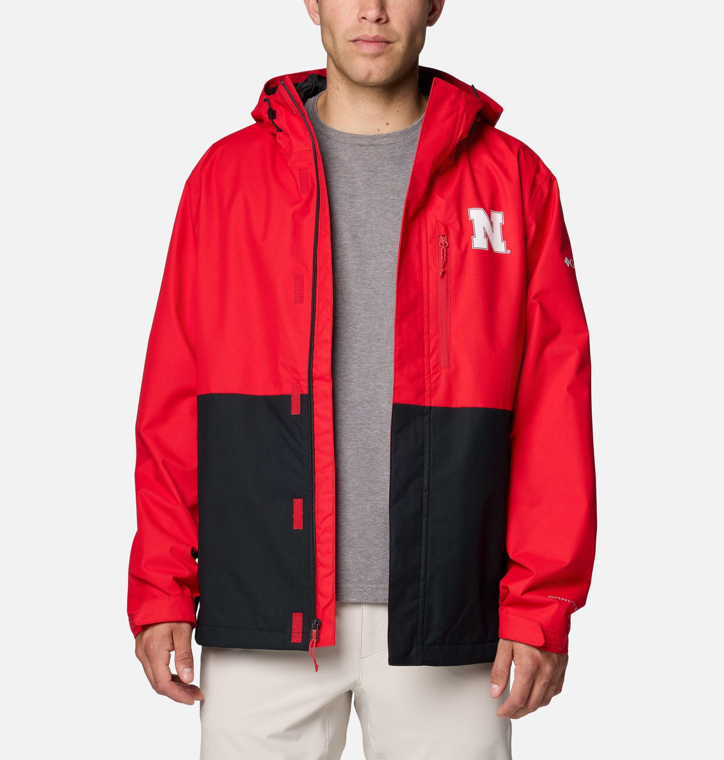 herre college field bound jakke – nebraska