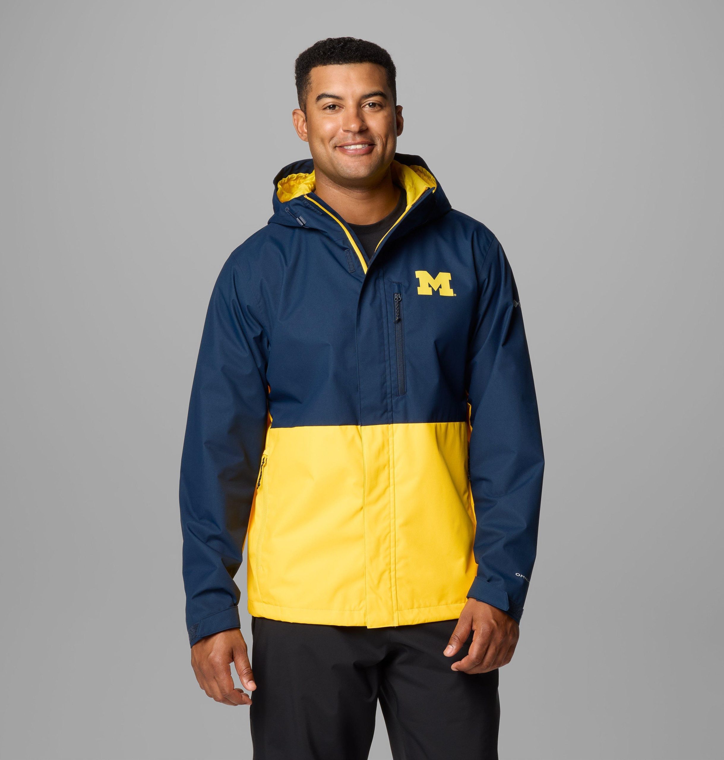 herre college field bound jakke – michigan