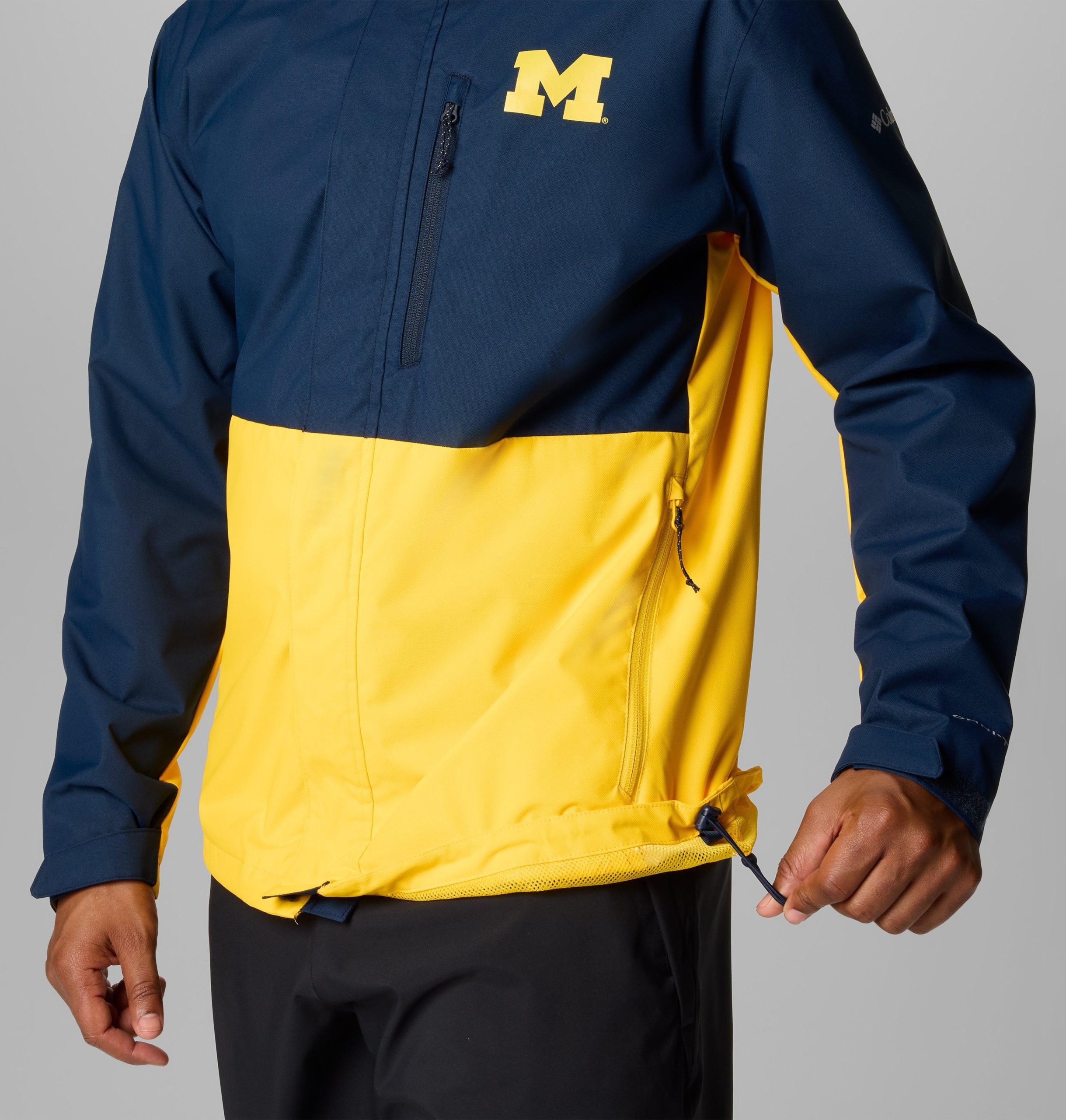 herre college field bound jakke – michigan